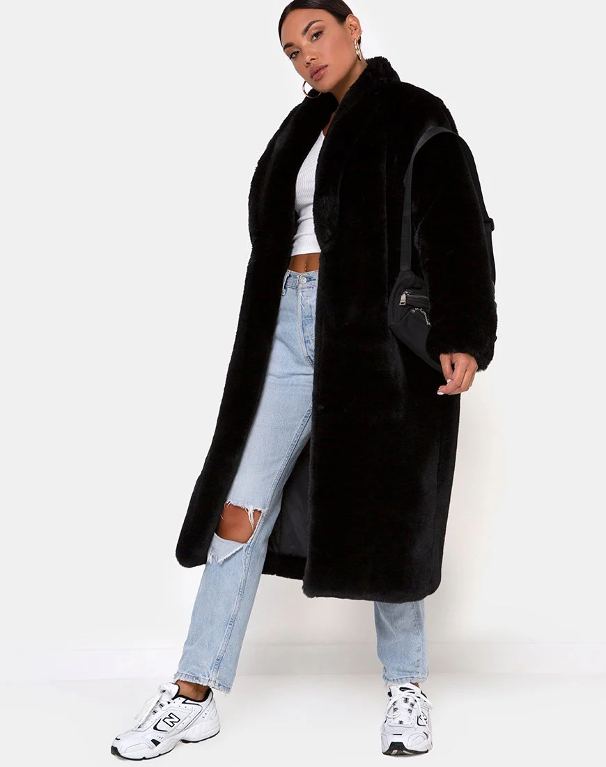 Terence Mantel in Schwarz - Image 4