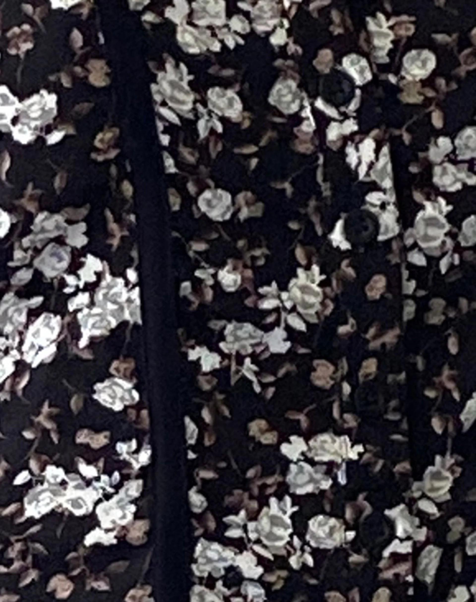 Teres Button Through Top in Dark Wild Flower - Image 6