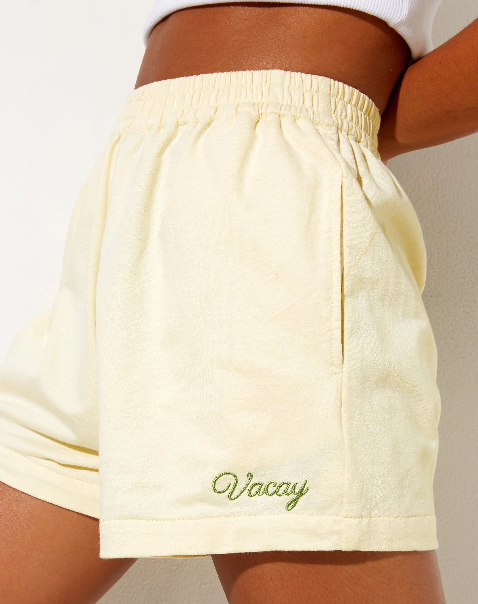 Terry Short in Buttercreme Vacay Embro - Image 2