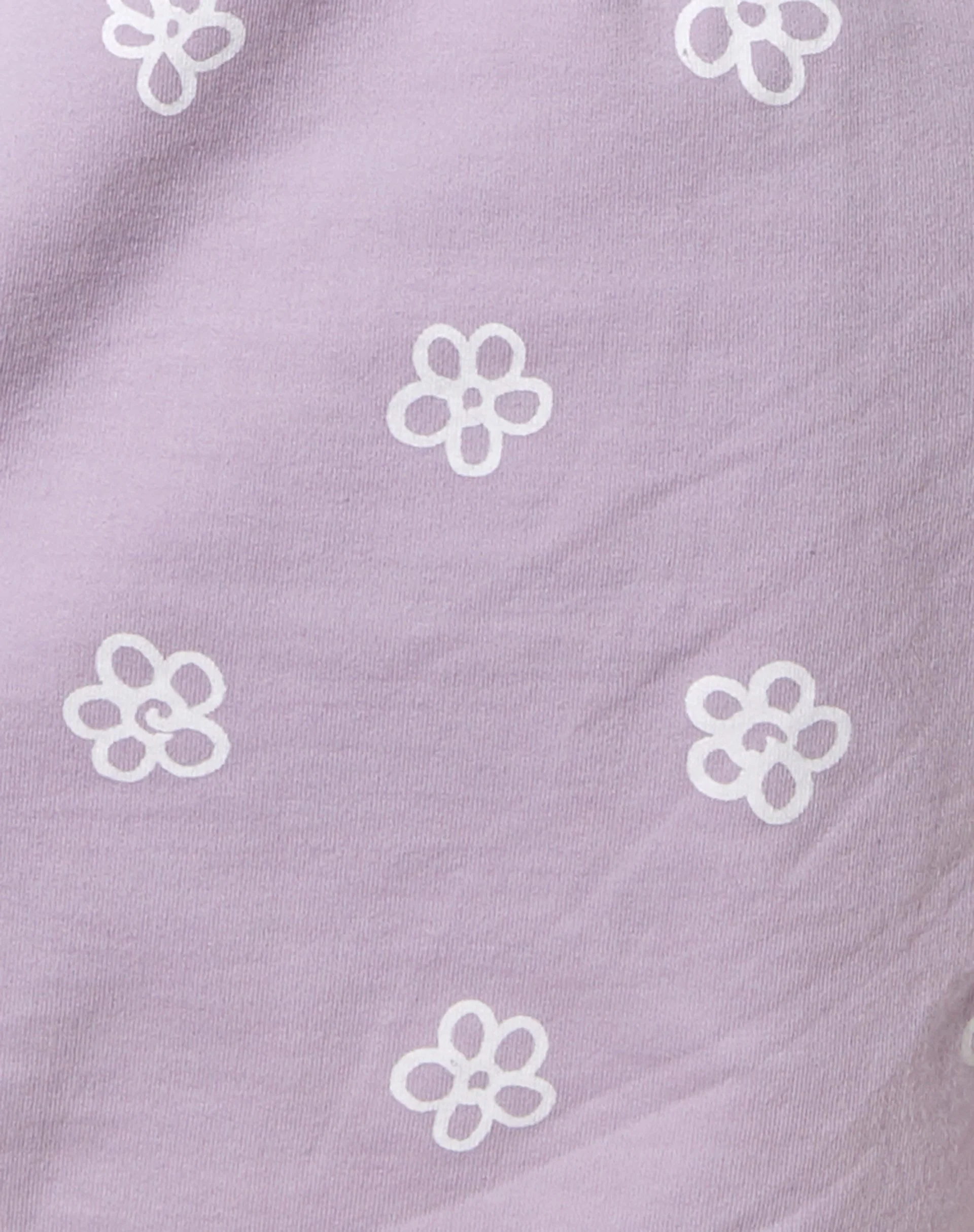 Frottee Short in Klein Graffiti Blume Flieder - Image 6