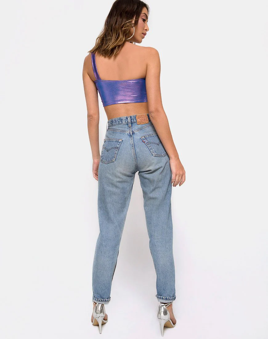 Tetric Top in metallisch schimmerndem Lavendel - Image 4