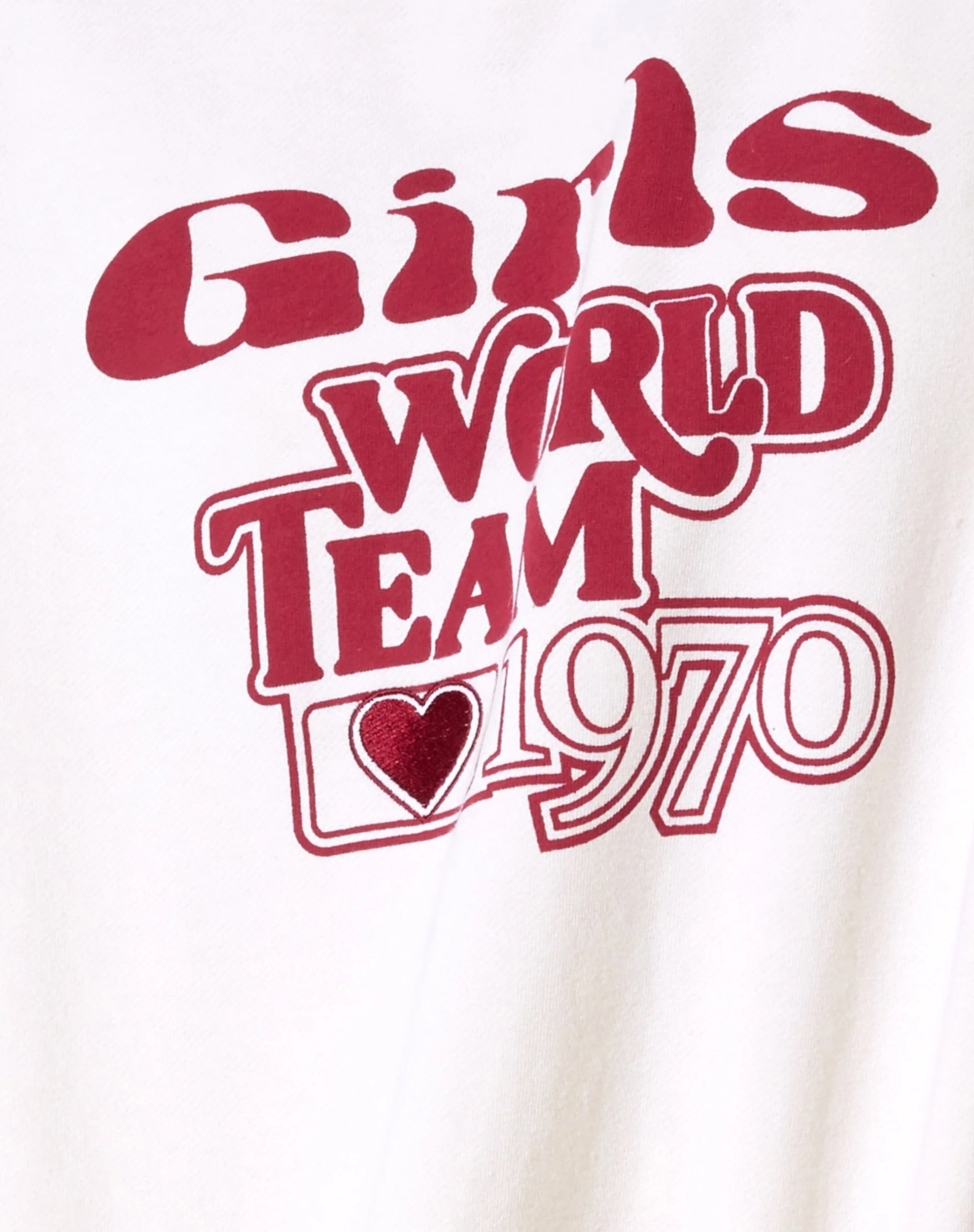 Tetty Sweatshirt in Elfenbeinrot Adrenaline Girls World Team - Image 5