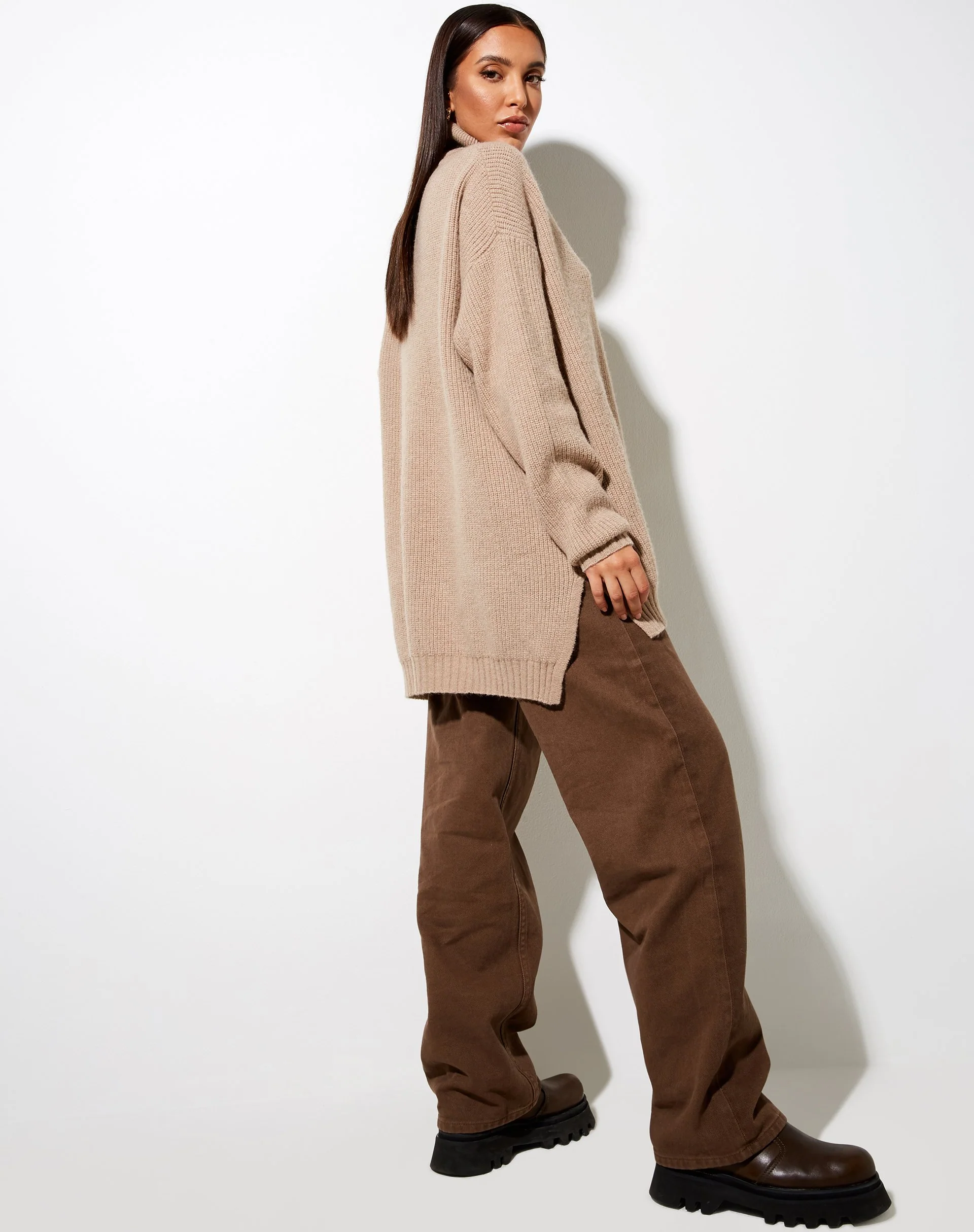 Thach Pullover in Grau Beige - Image 3