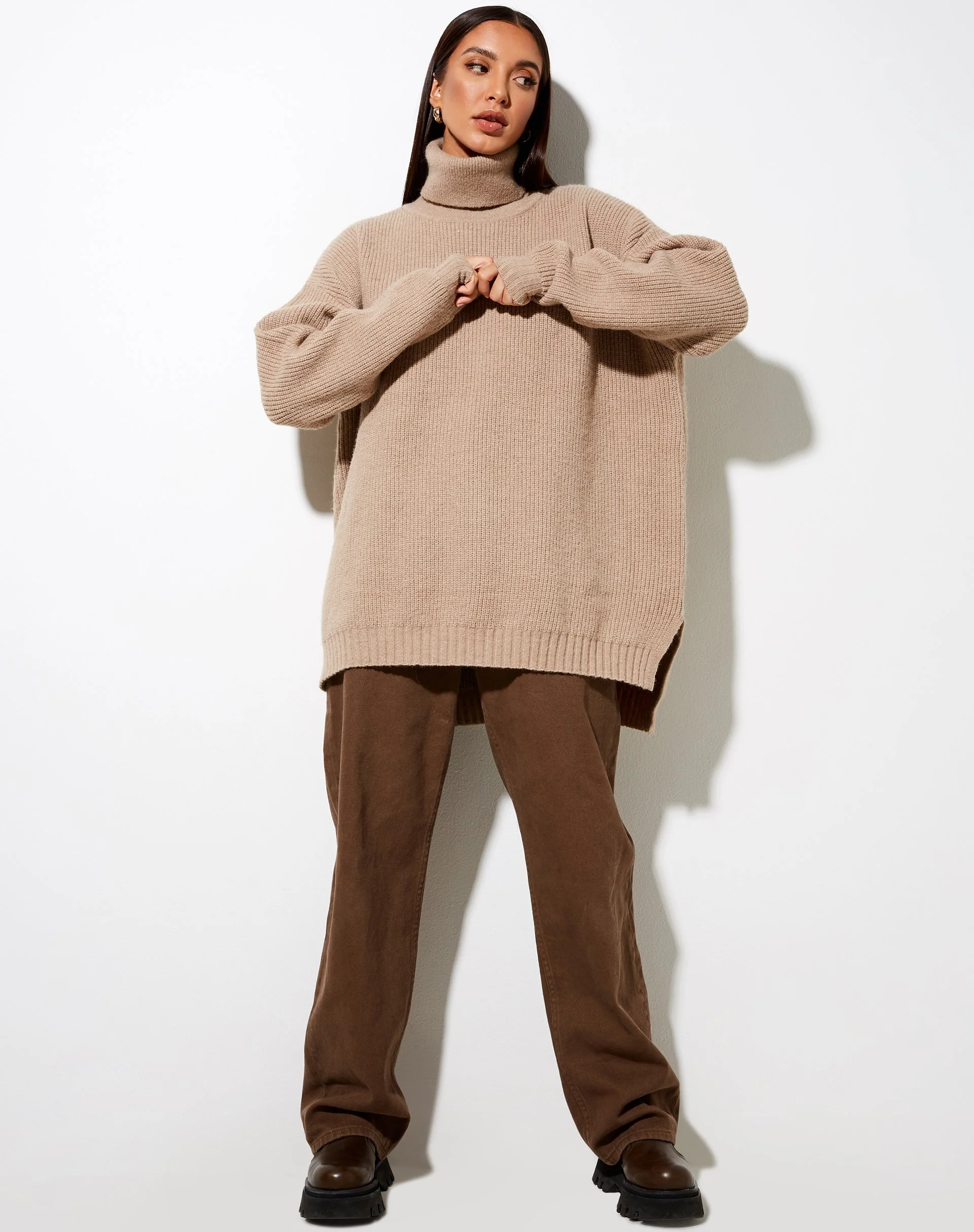 Thach Pullover in Grau Beige - Image 5