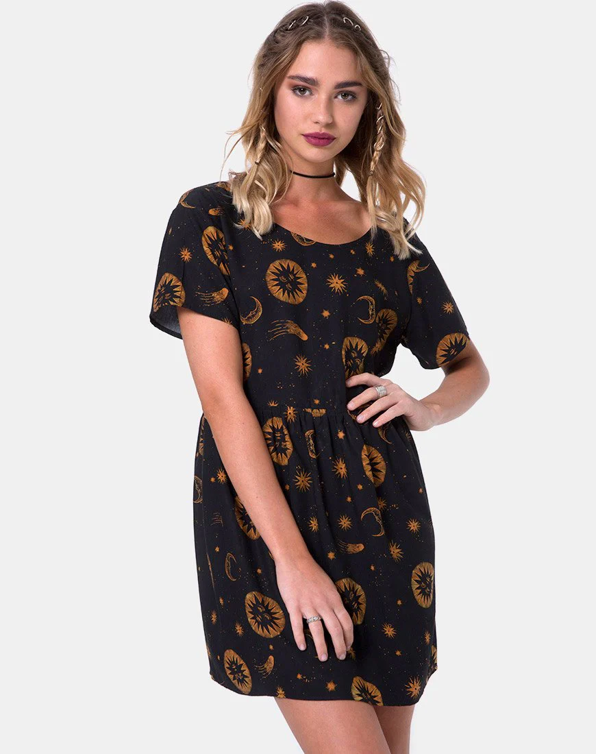 Tiara Kleid in himmlischem Schwarz