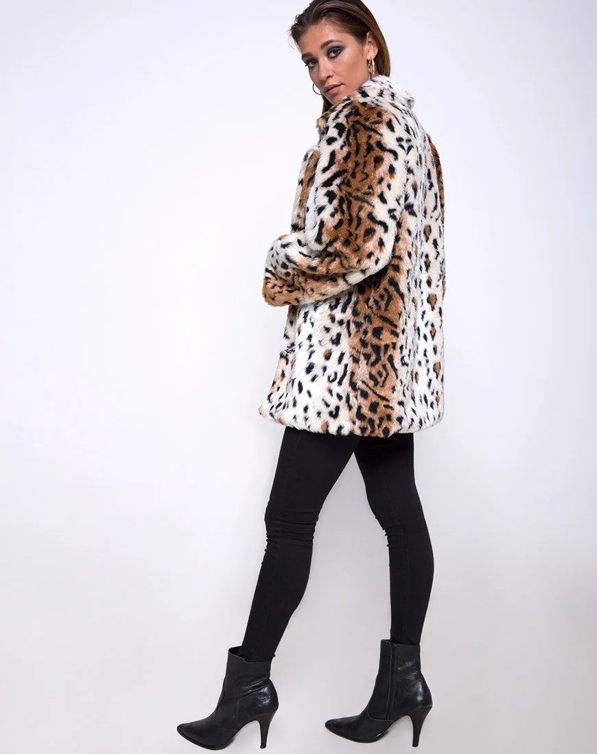 Tina Mantel aus Leoparden-Kunstfell - Image 4