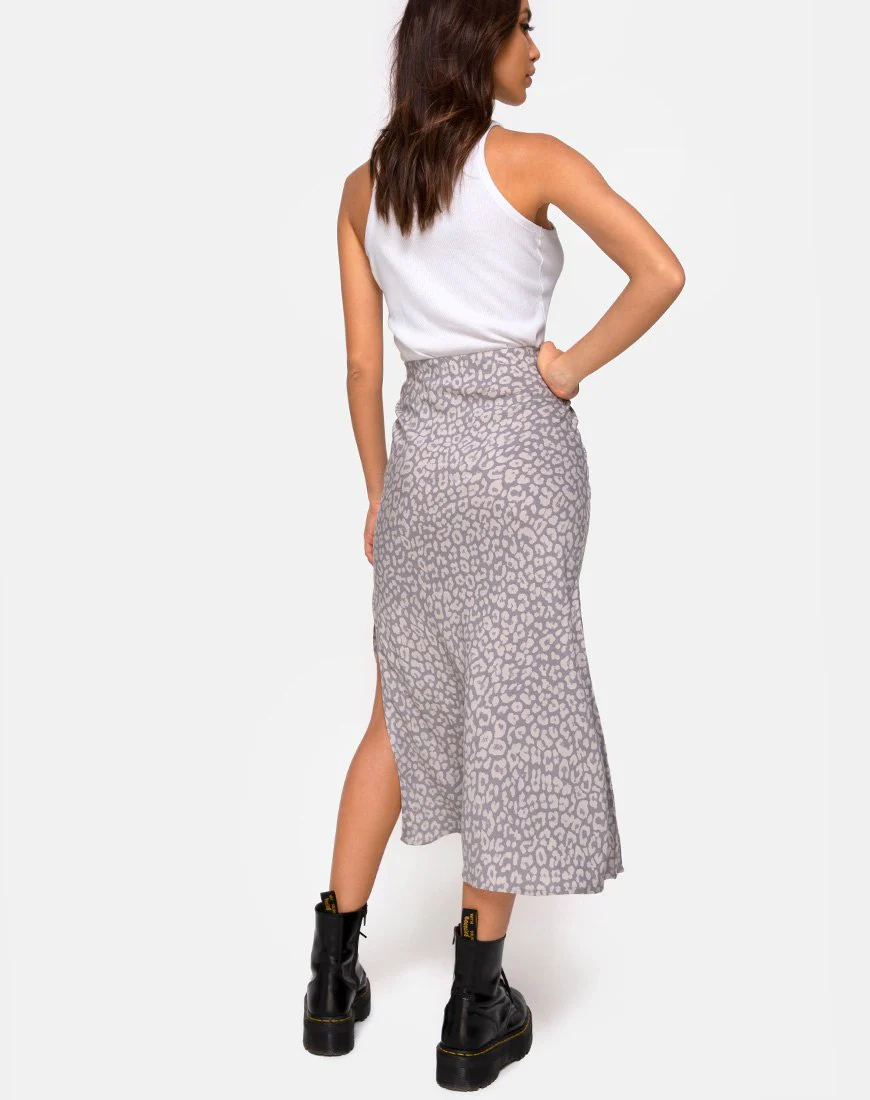 Tindra Midirock in Leopard Daze Grau - Image 4