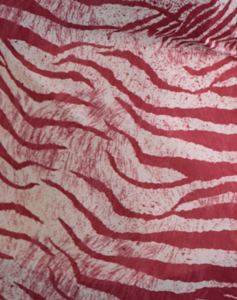 Tineko Langarm-Oberteil in Wild Animal Red - Image 6