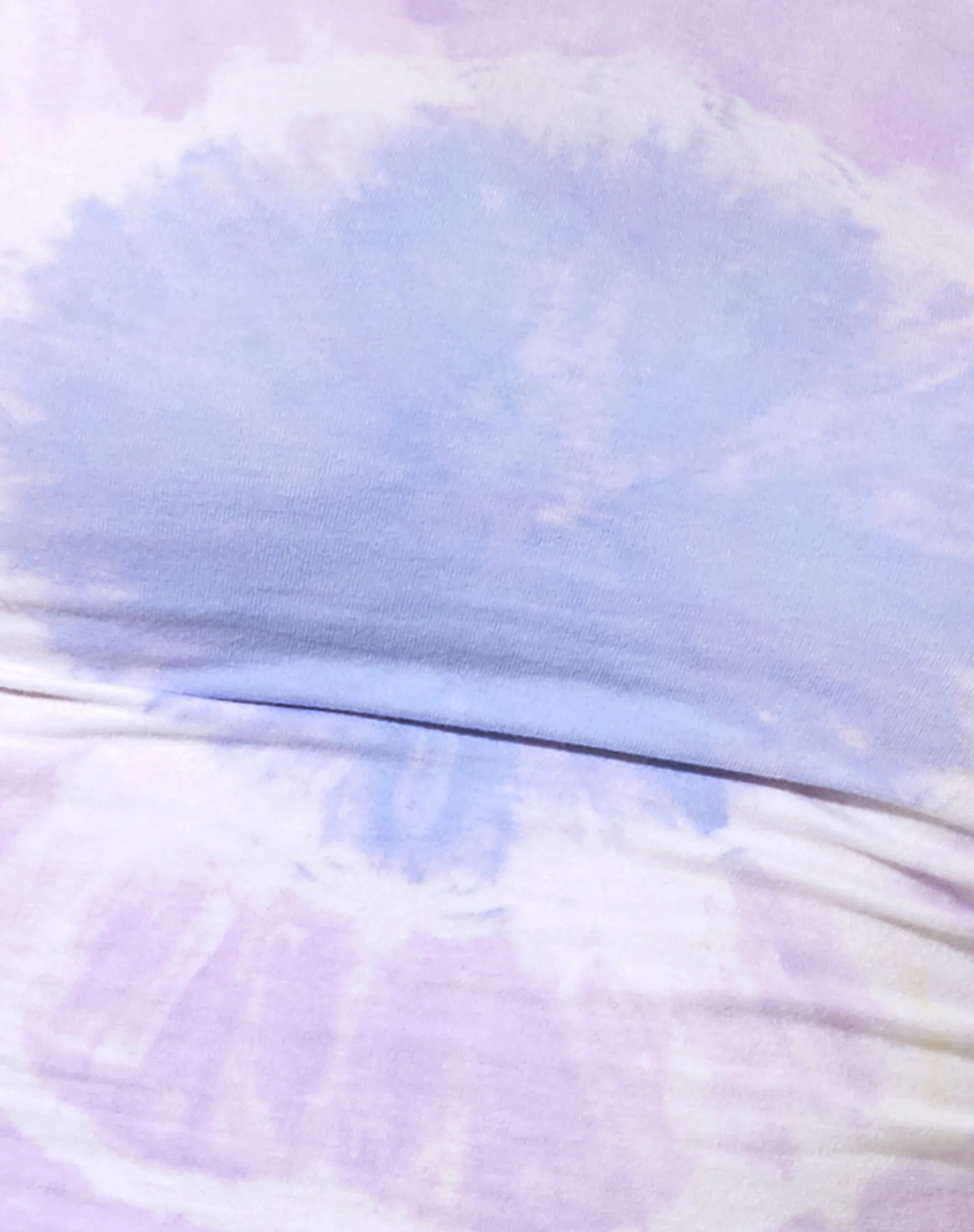 Tinlo Crop Top in Flieder Weiß Tie Dye Kreis - Image 5