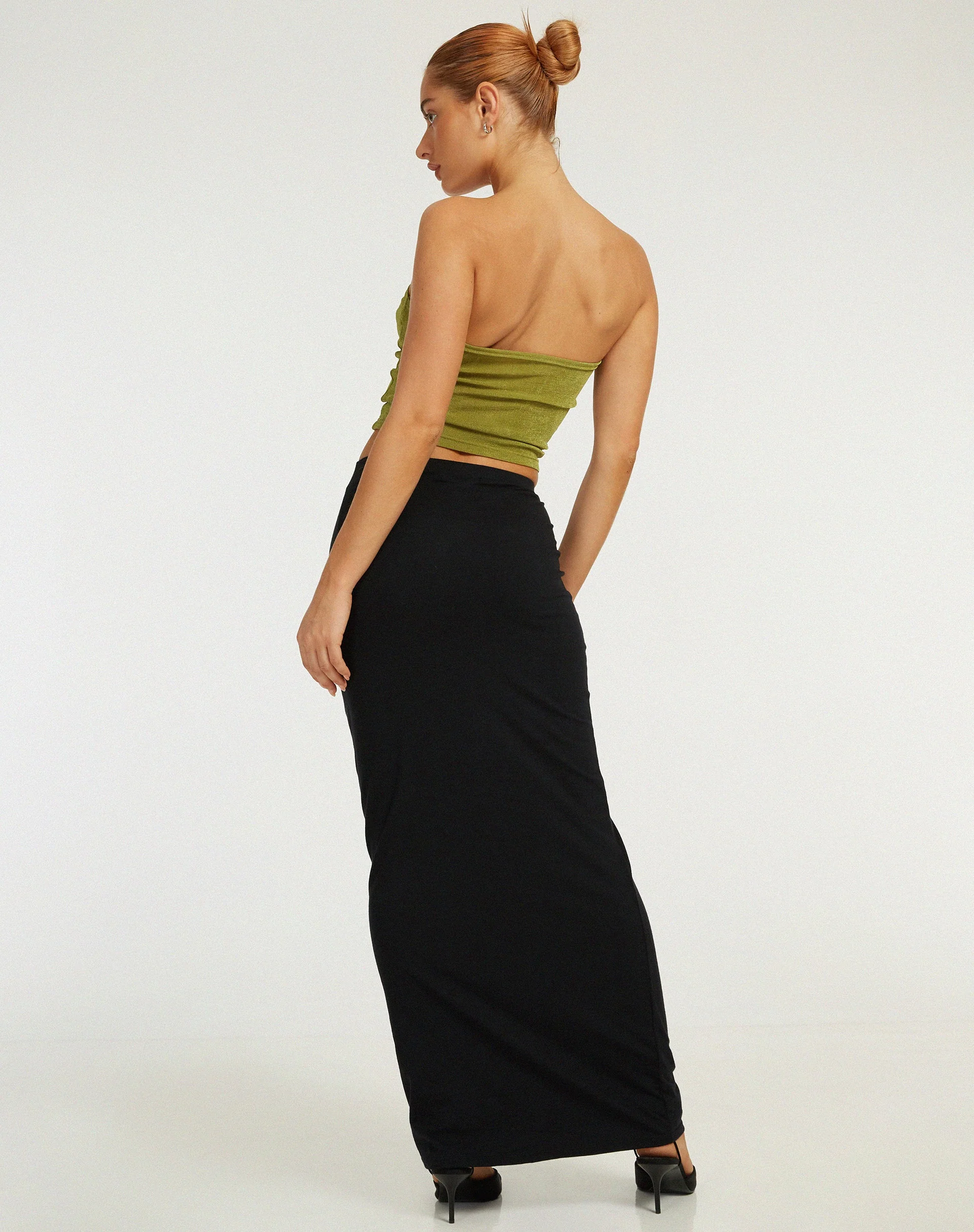 Tiska Bandeau-Top in Limette - Image 6