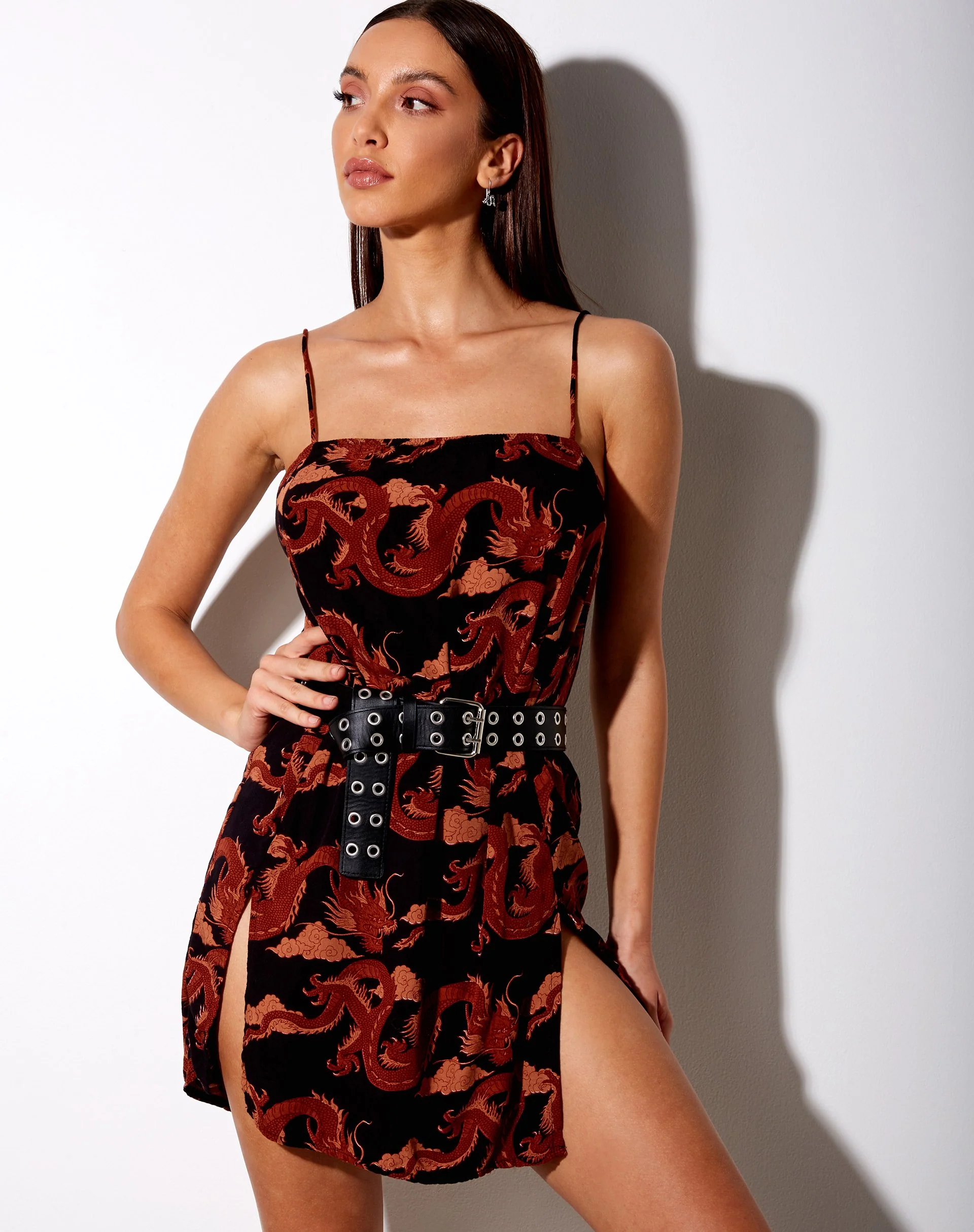 Tista Kleid in Tonal Dragon Orange - Image 5