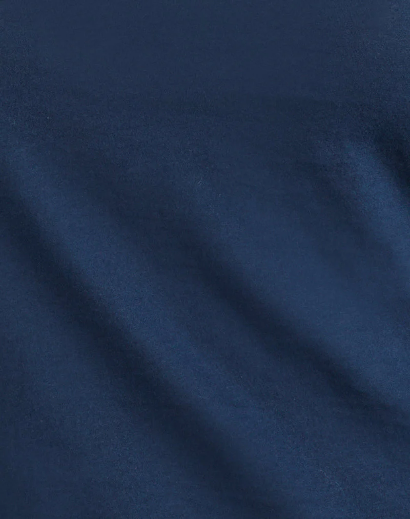 Tole Asymmetrisches Oberteil mit Knöpfen aus Tissue-Jersey in Dunkelblau - Image 6