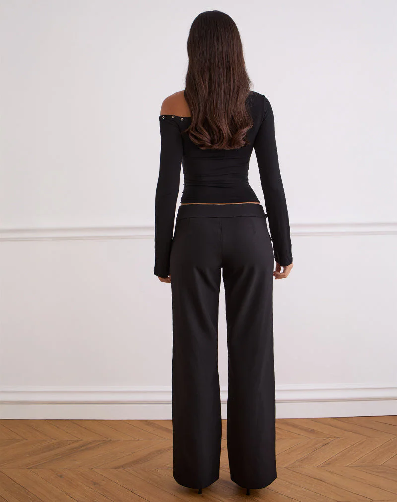 Tova Tie Tailoring Hose in Schwarz - Image 5