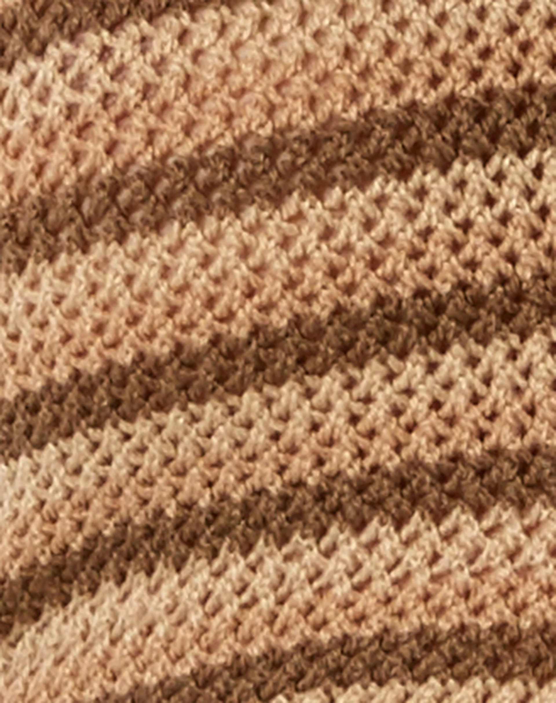 Trina Crop Top aus gehäkeltem Mini-Streifen Khaki - Image 6