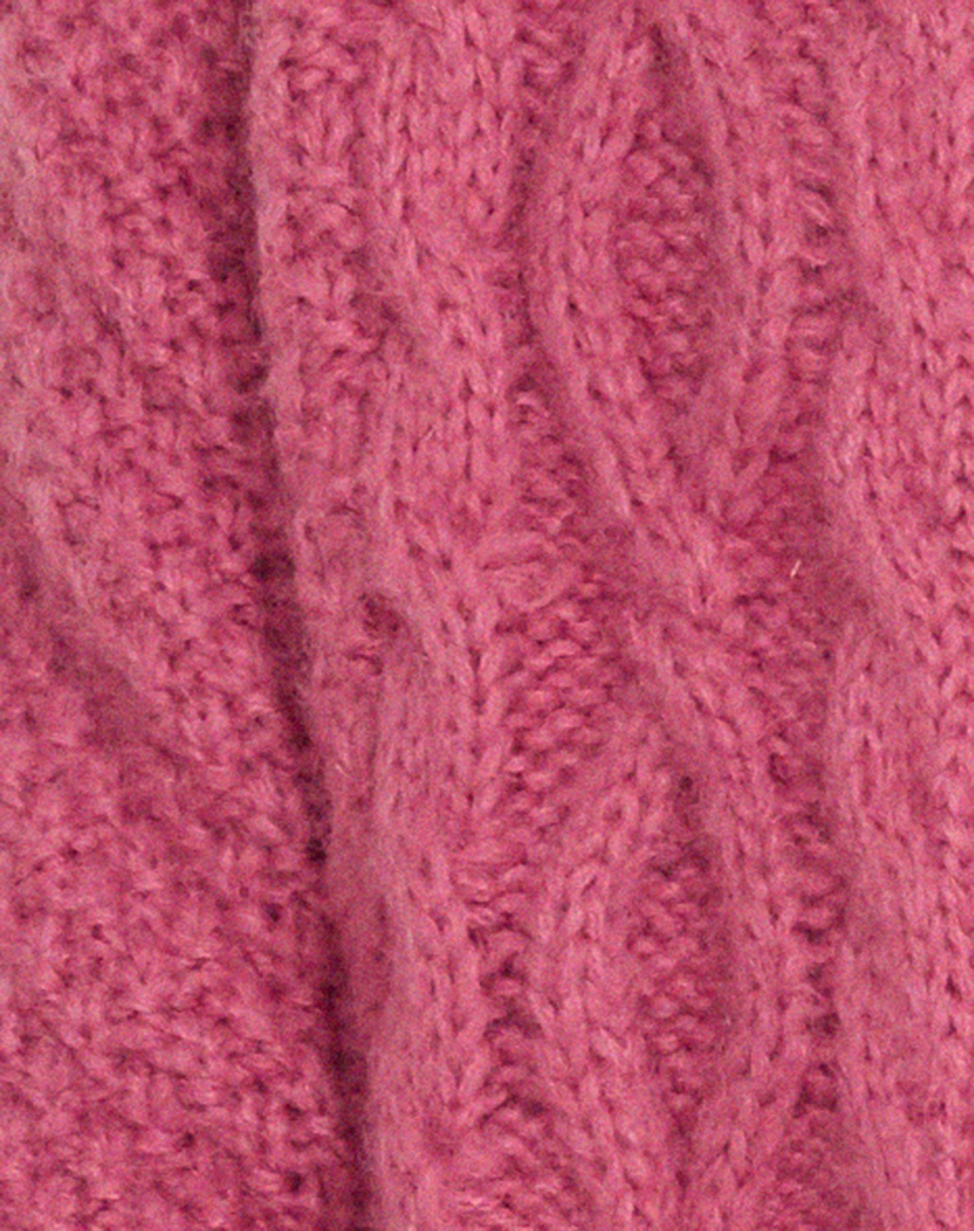 Triny Cardi aus Kabelstrick in Rosa - Image 7