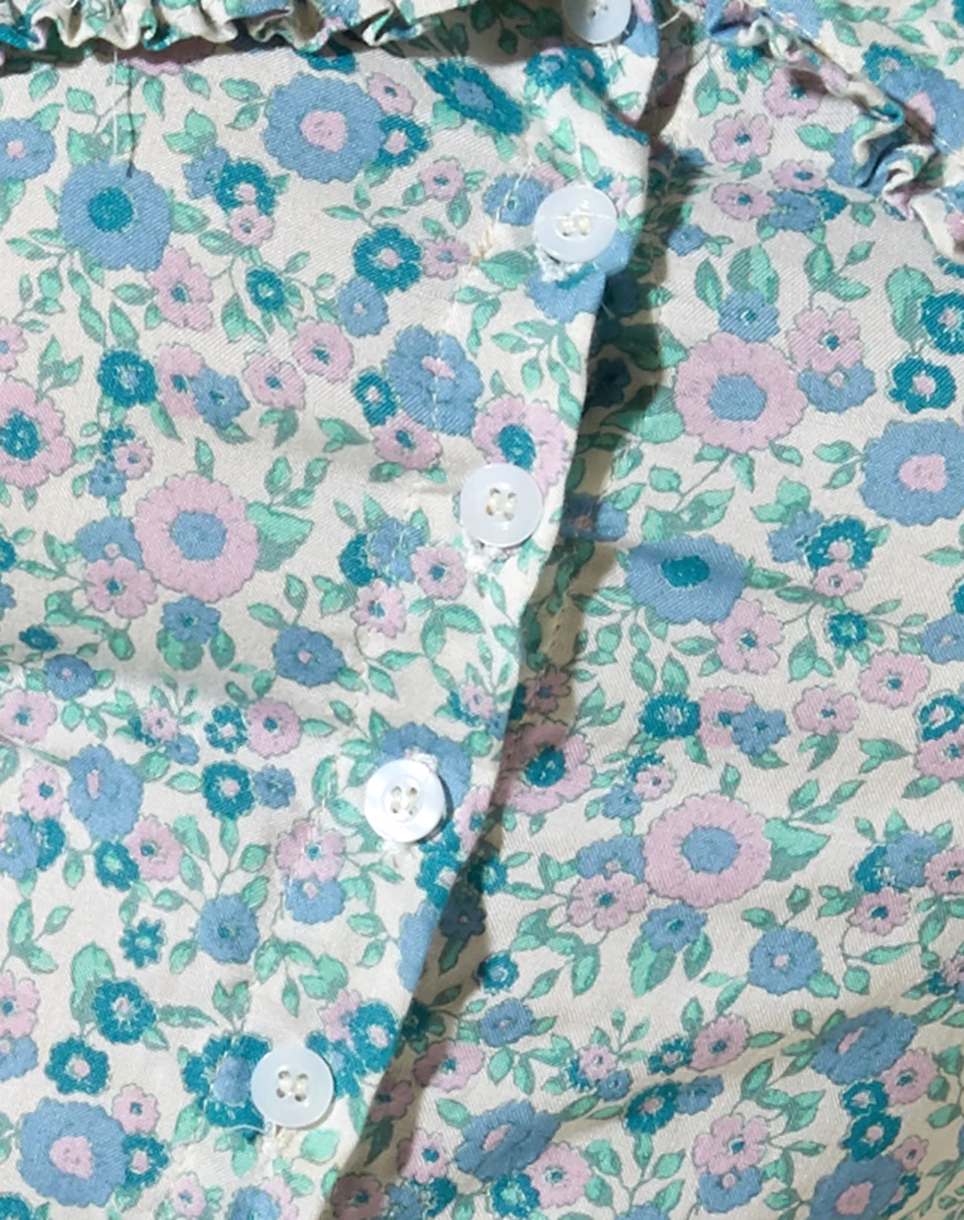 Tucci-Top in Flower Power Blau - Image 5