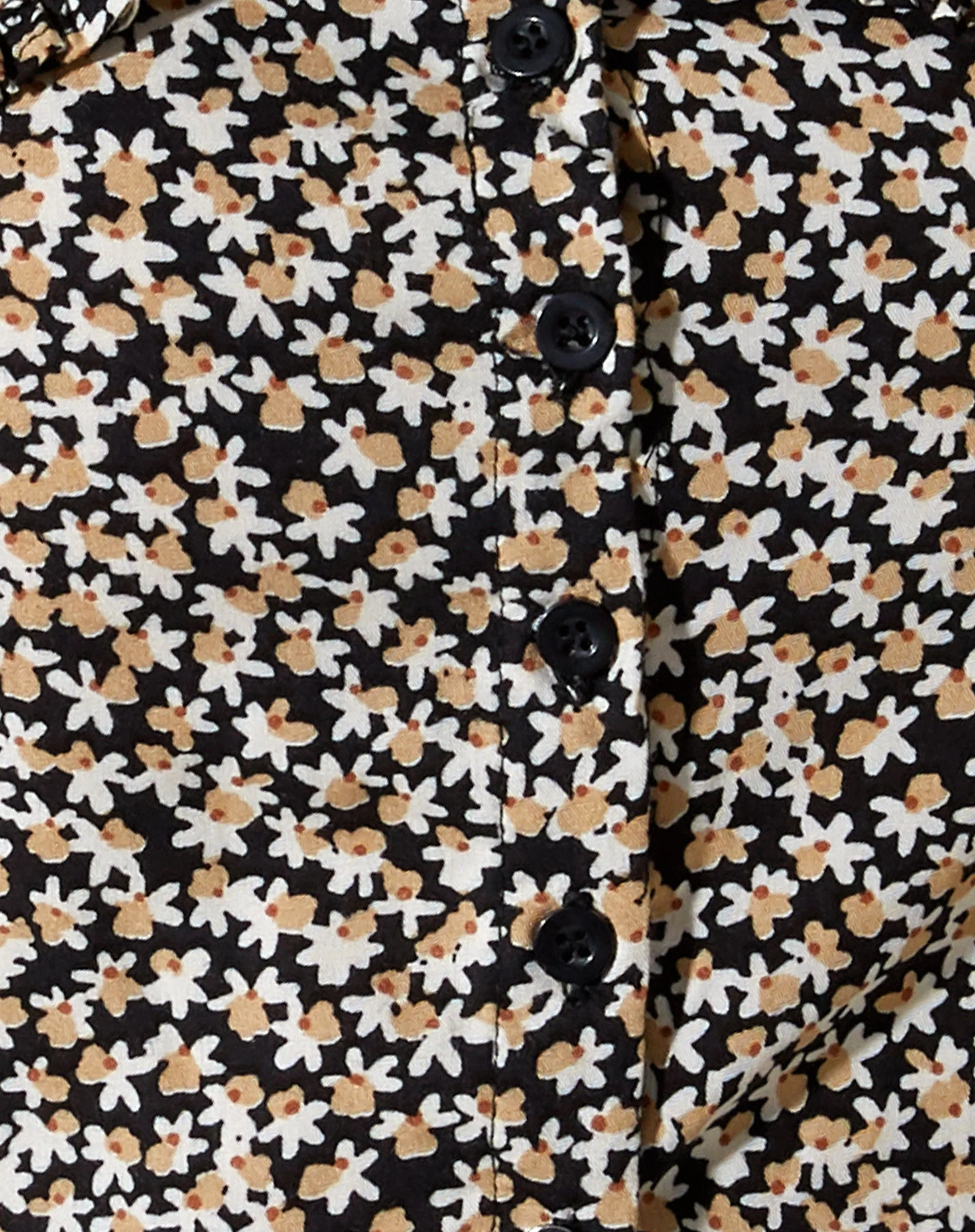 Tucci Top in Spring Fling Floral Schwarz - Image 5