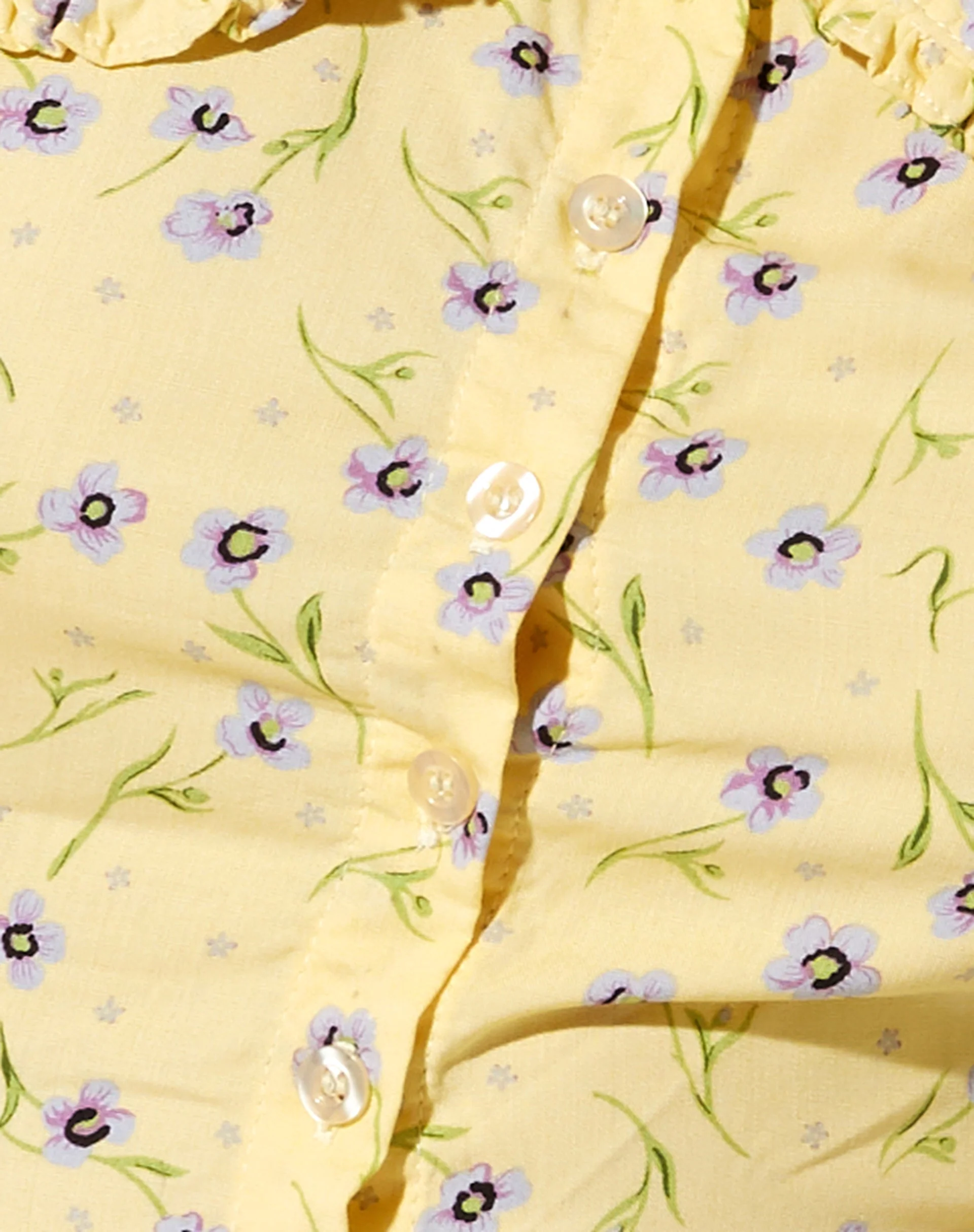 Tucci Top in Wild Flower Lemon Drop - Image 6