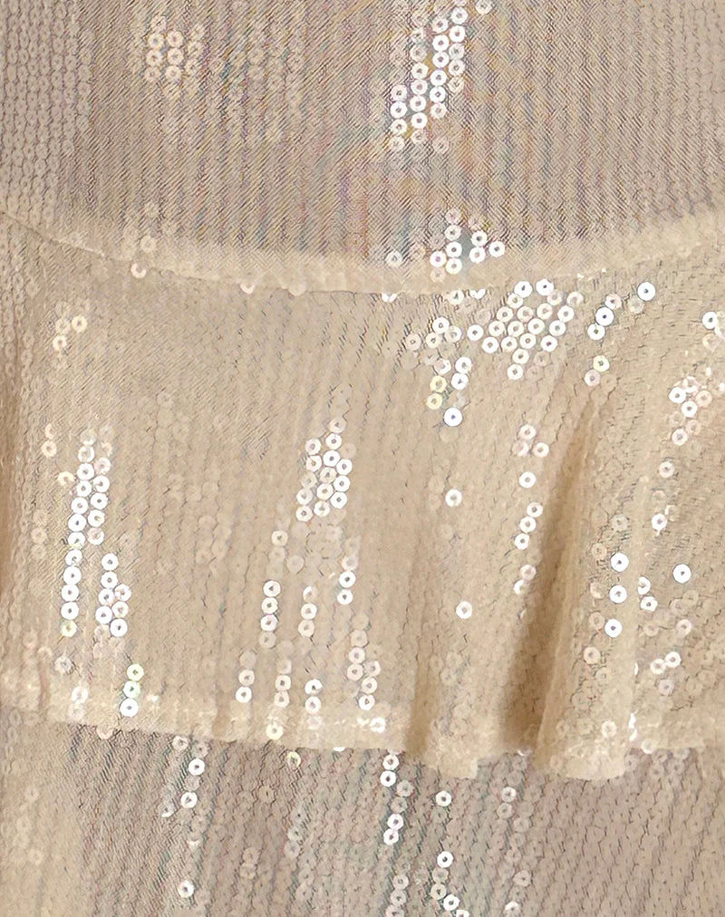 Turtoise Minikleid in Nude Klare getönte Scheibe - Image 6