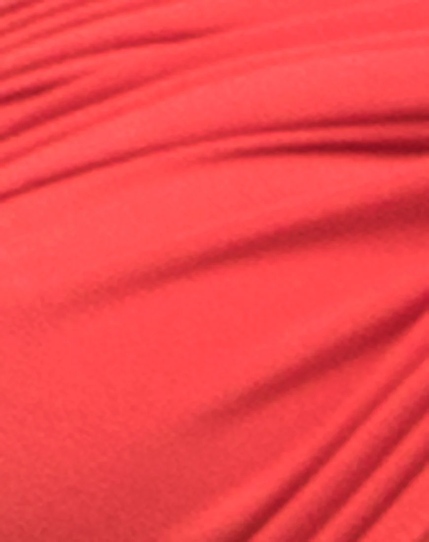 Verdrehtes Bandeau-Top in Gebranntem Orange - Image 5