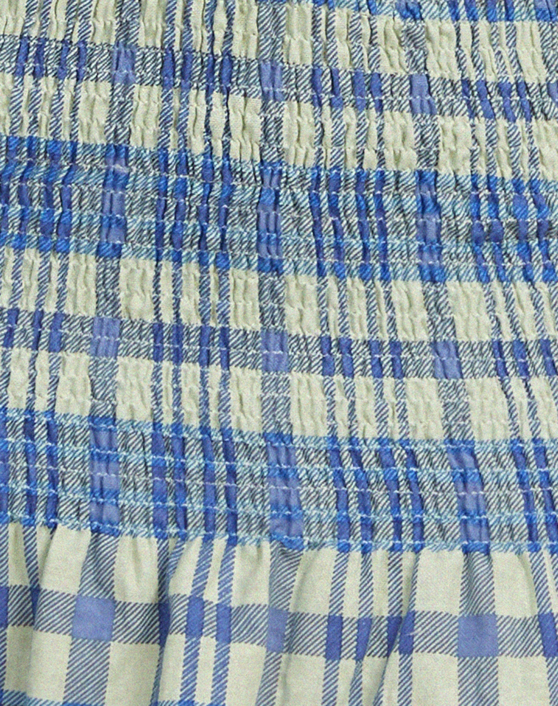 Tylee Minirock in Colourpop Karo Grün und Blau - Image 7