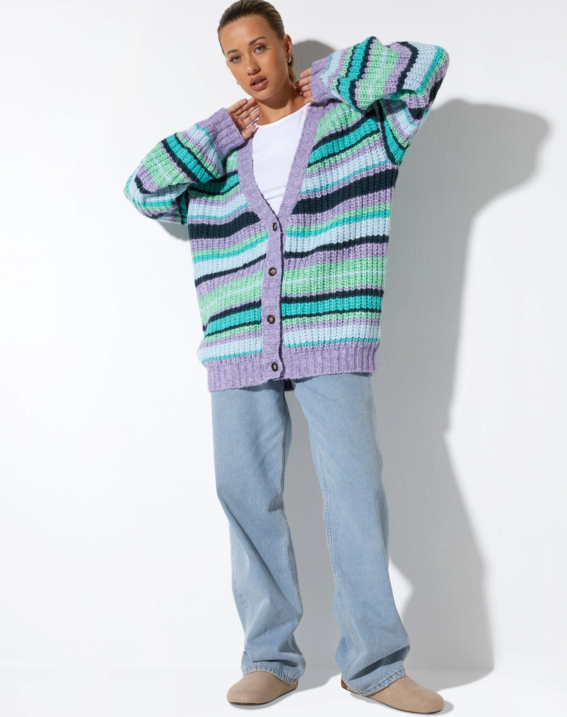 Uriela Cardi in Lila gestreift - Image 6