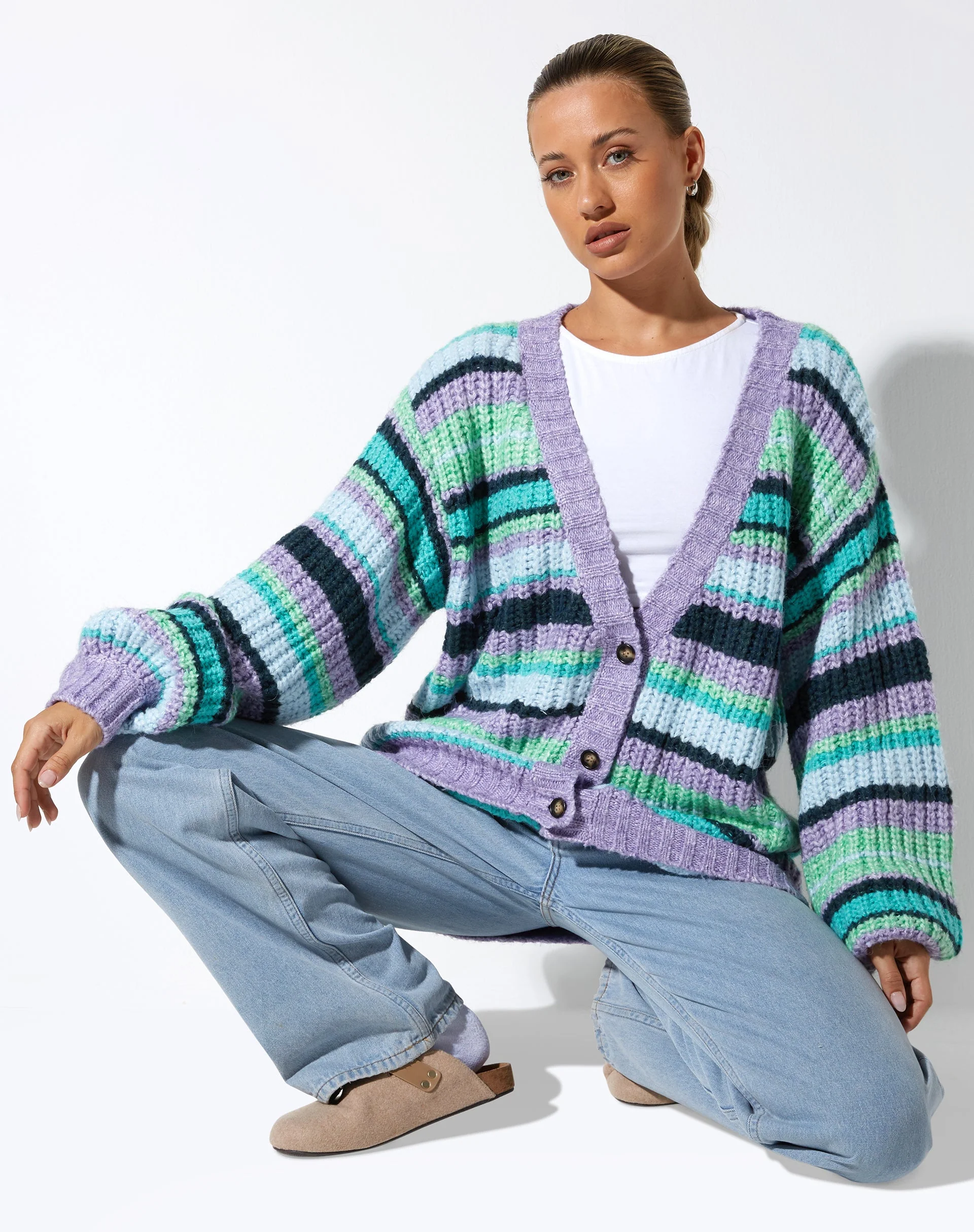 Uriela Cardi in Lila gestreift - Image 7