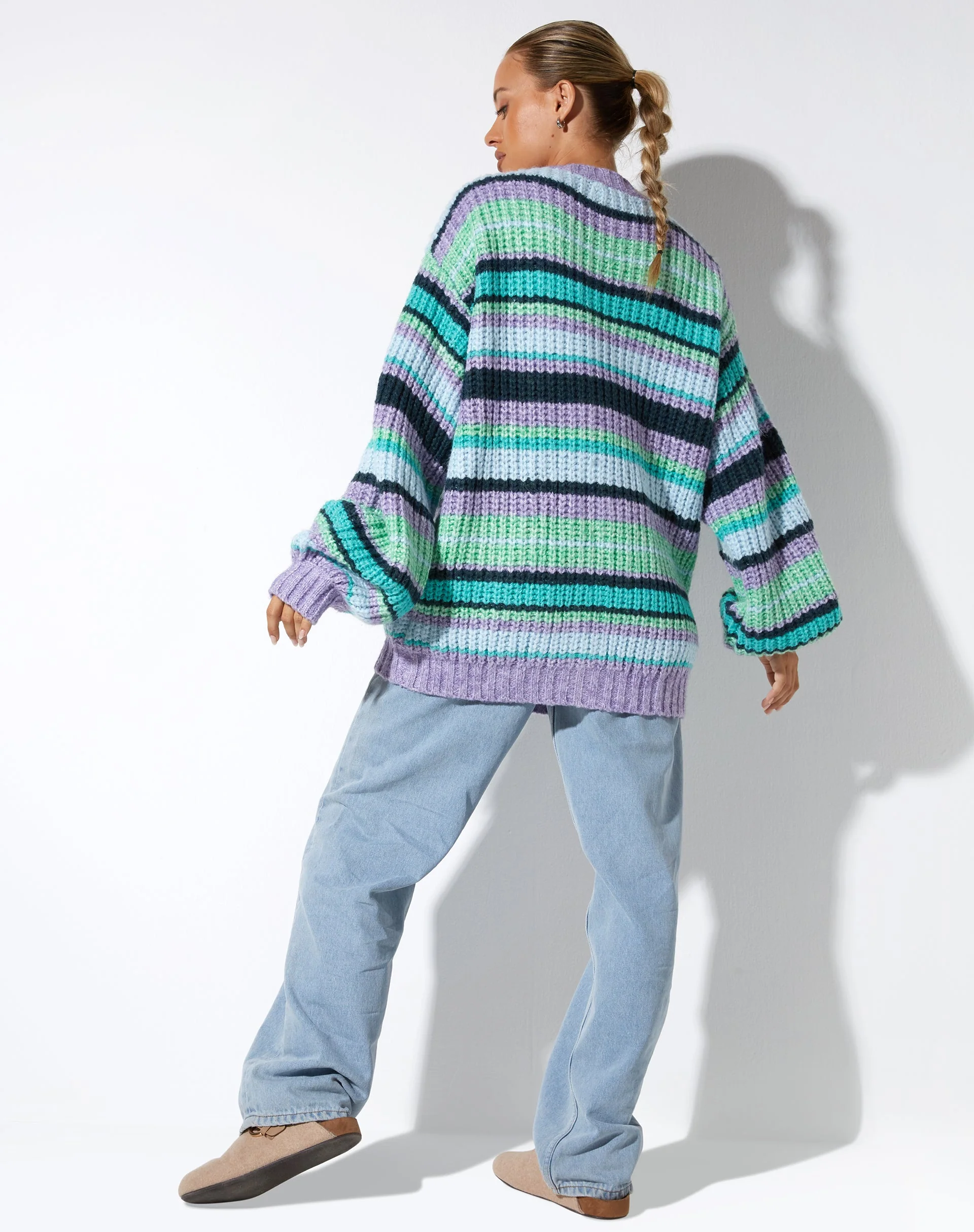 Uriela Cardi in Lila gestreift - Image 8
