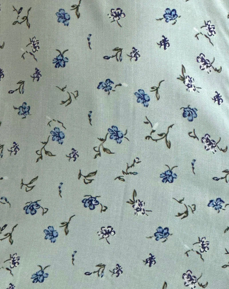 Vaiso Minikleid in hübschem Blütengrün - Image 5