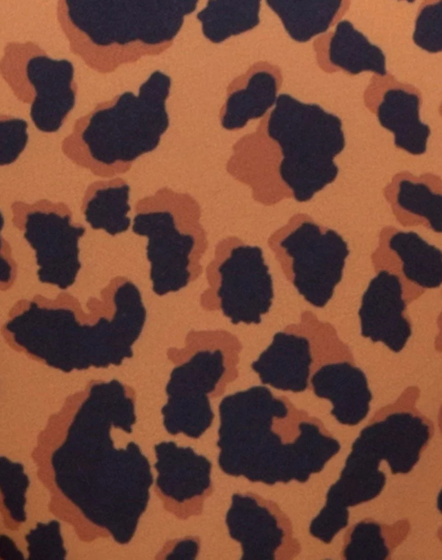 Val Bikini-Unterteil in burn out Leopard - Image 5