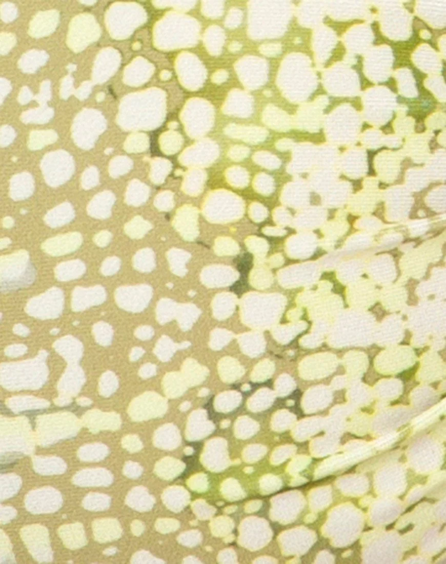 Valeri Bikiniunterteil in Croc Grün - Image 5