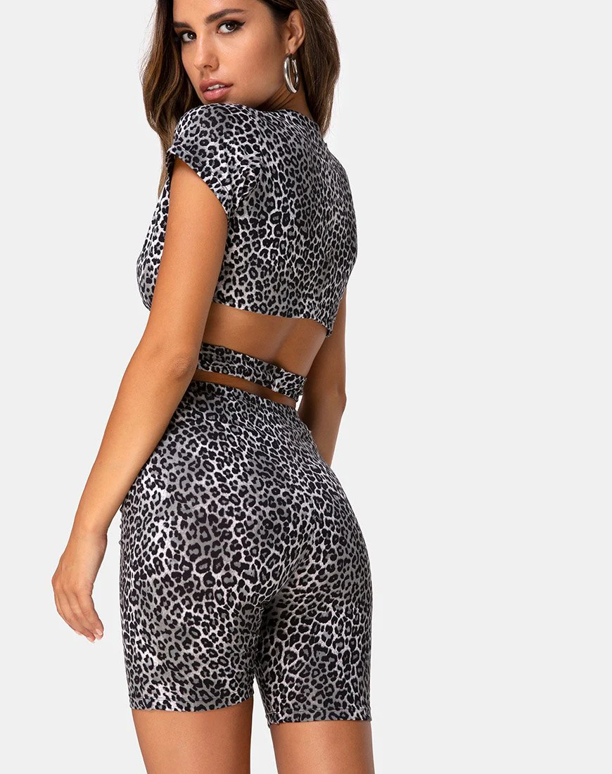 Valiza Cycle Twinset in Rar Leopard Grau - Image 2