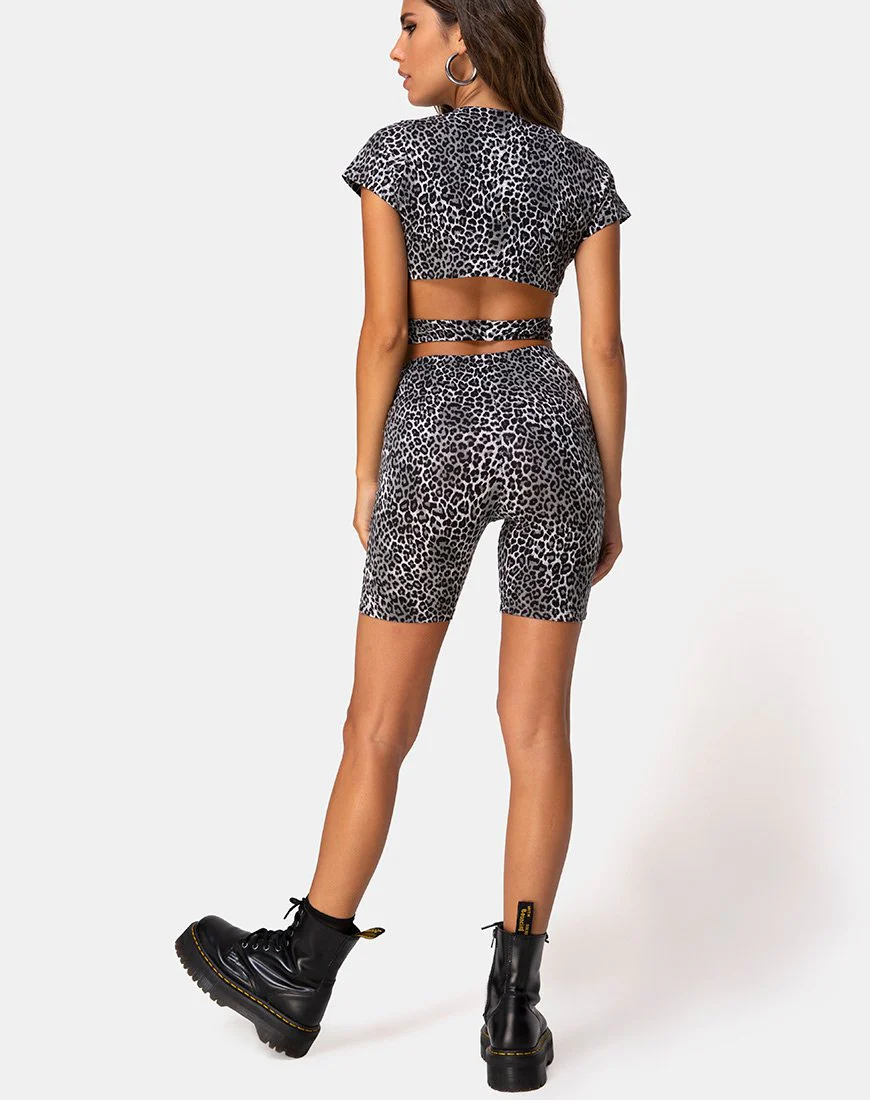 Valiza Cycle Twinset in Rar Leopard Grau - Image 4