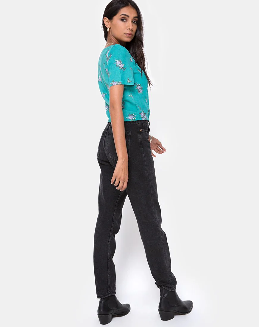 Valza Top in Soi Rose Grün - Image 4