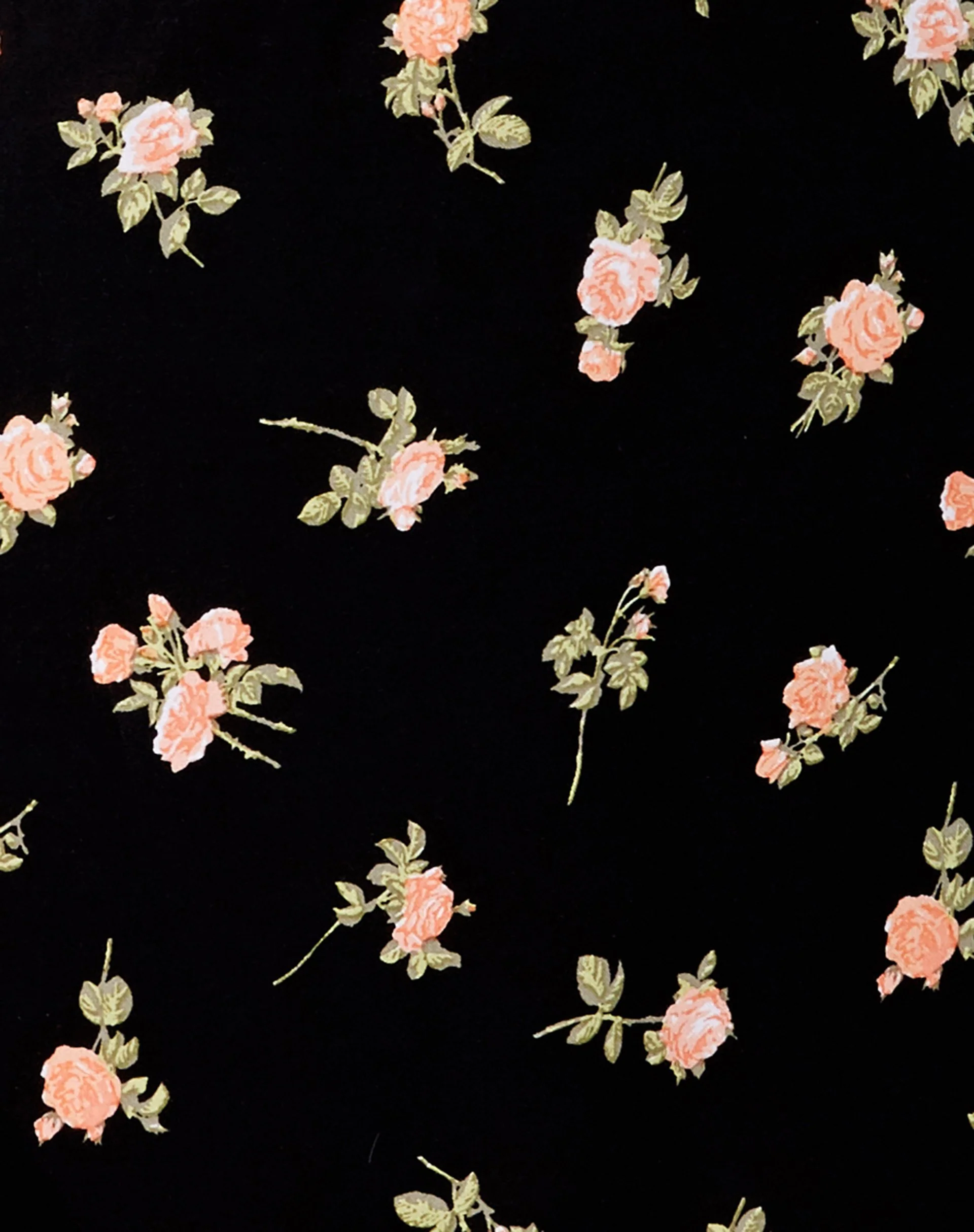 Varie Minikleid in Rose Garden Schwarz - Image 8