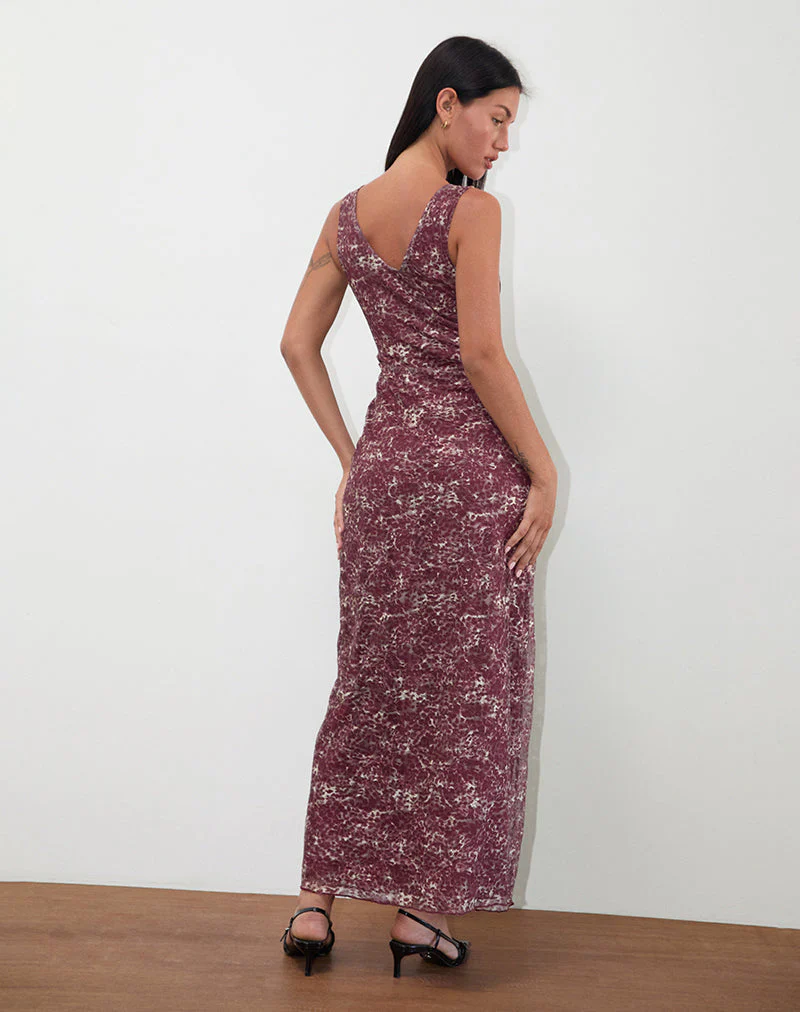 Vatika Maxikleid in abstraktem Leo Spot - Image 3