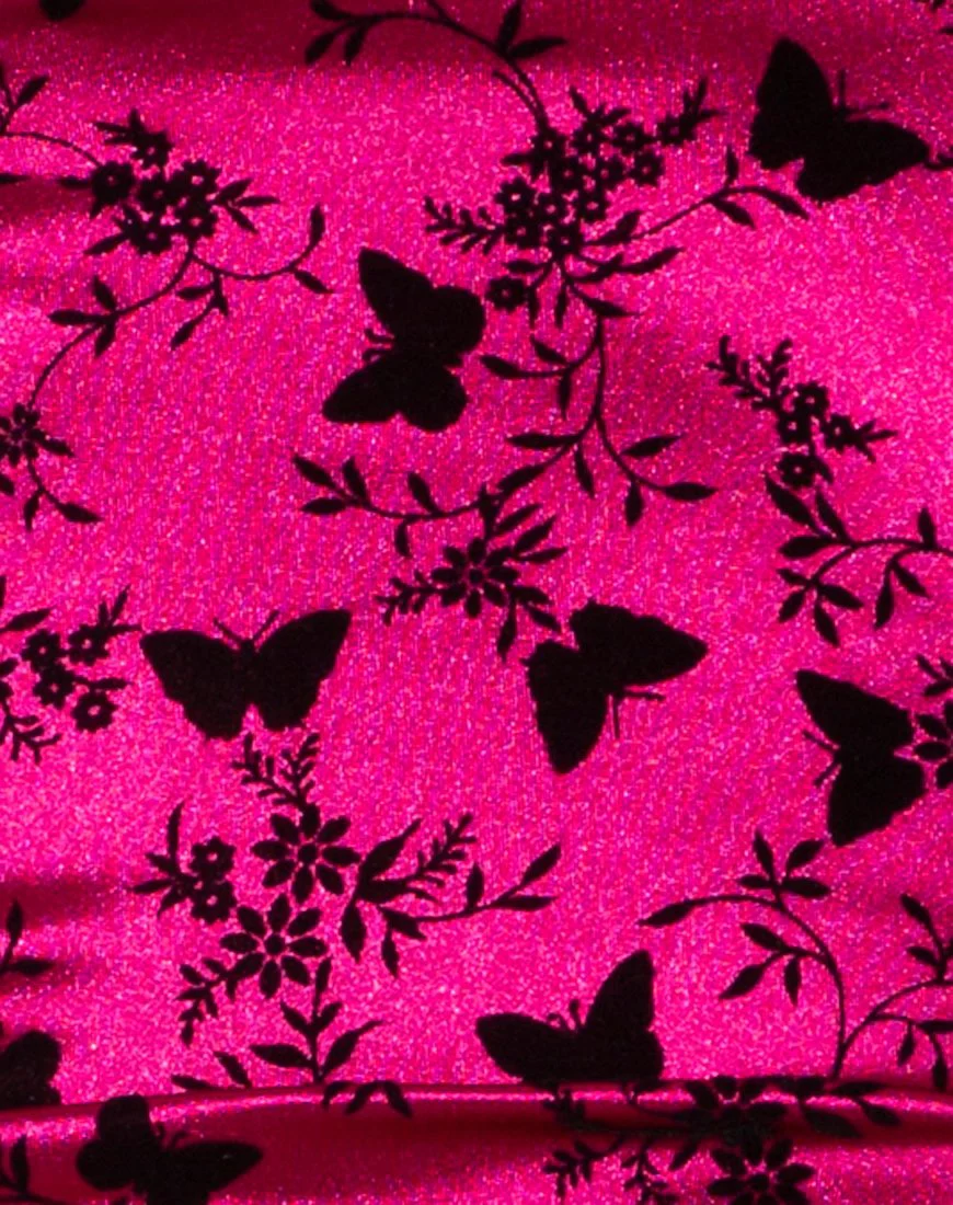 Verso Minikleid in Schmetterlingsblüte Rosa - Image 5