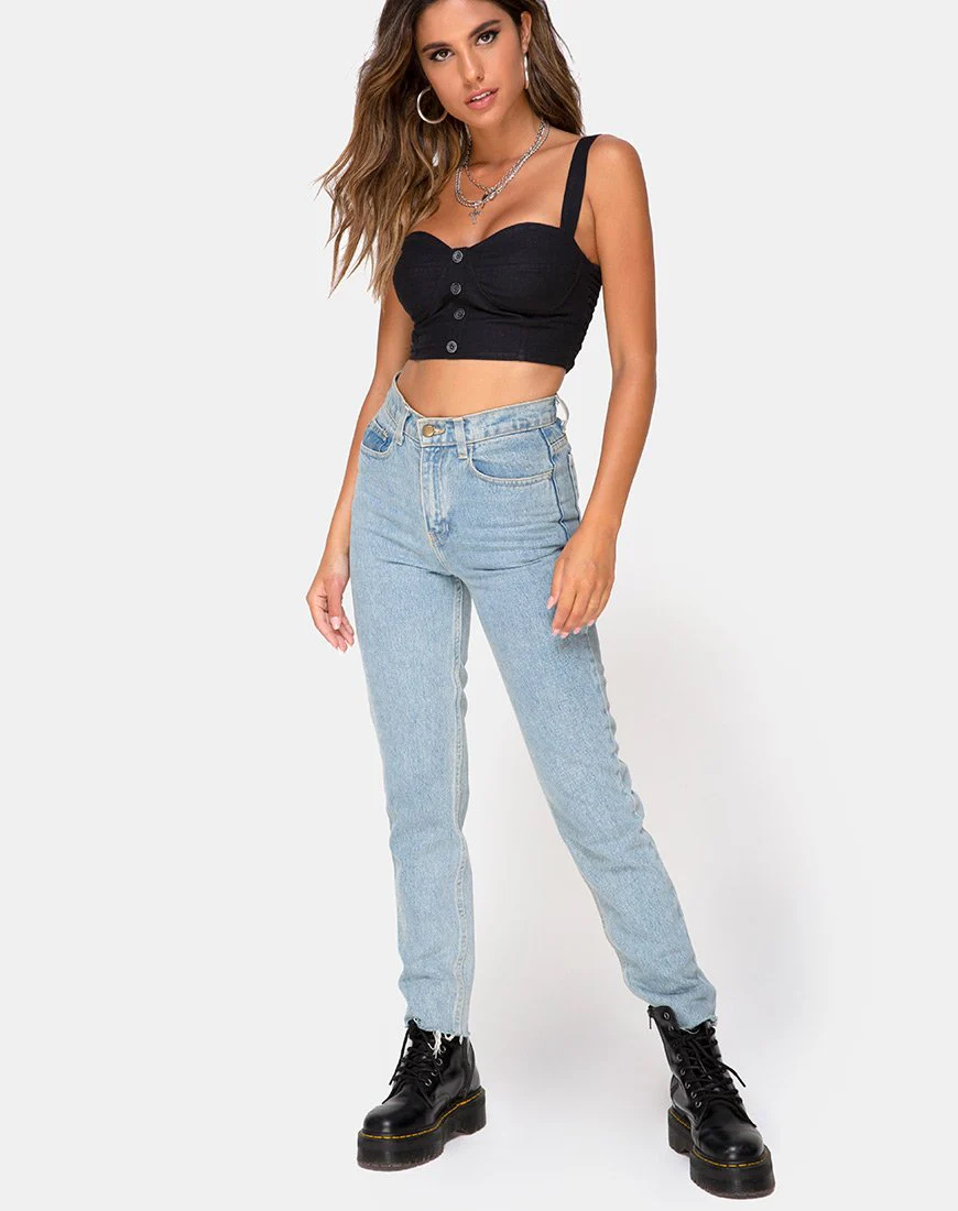 Viben Top in Schwarz - Image 3