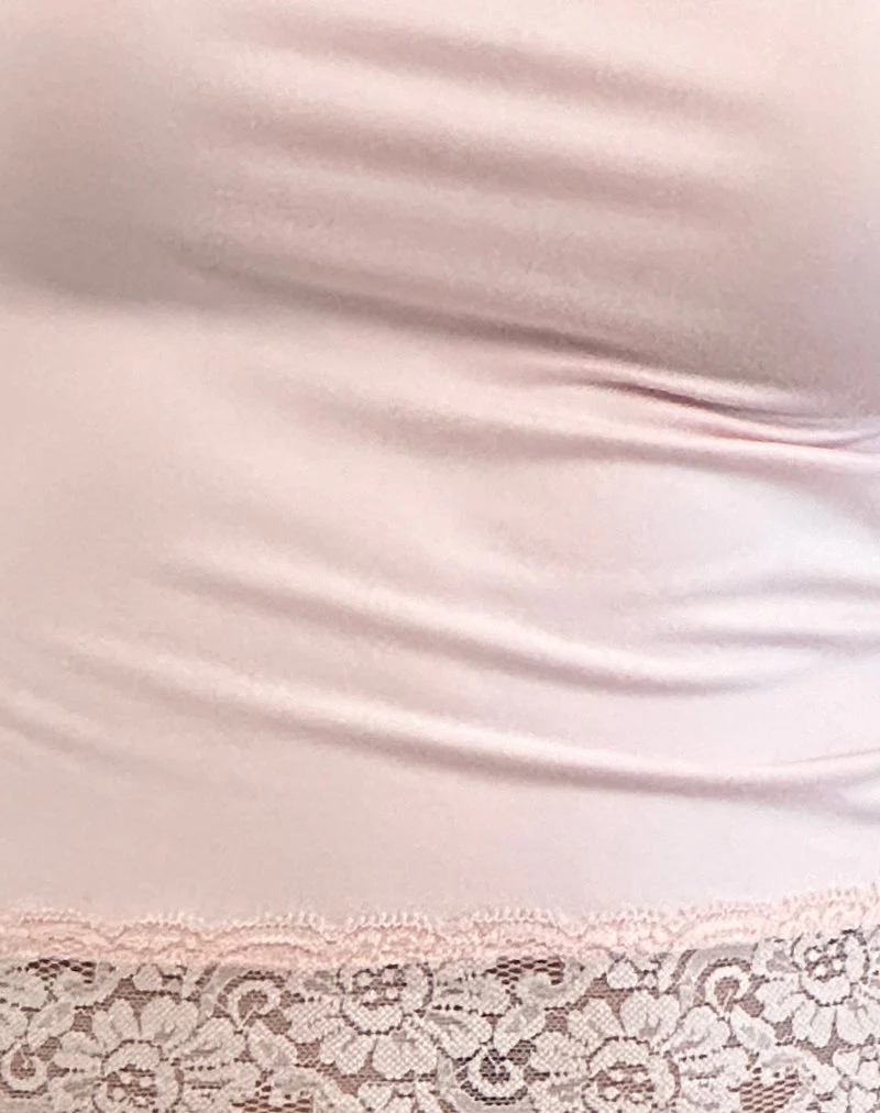 Vikha Vest Top aus weichem Jersey in Rosa - Image 6