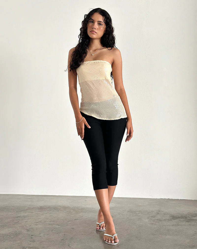 Viksuni Bandeau-Top in Nude Klare getönte Scheibe - Image 3