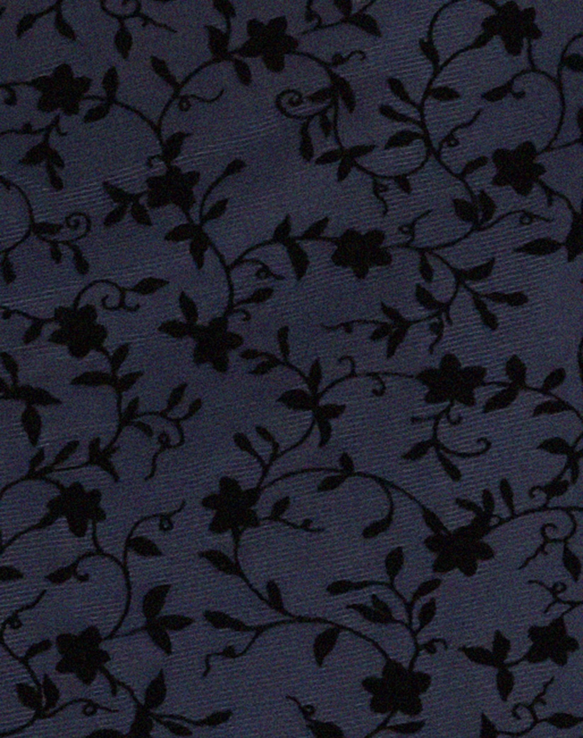 Vilinia Midikleid in Pretty Petal Flock Schwarz - Image 6