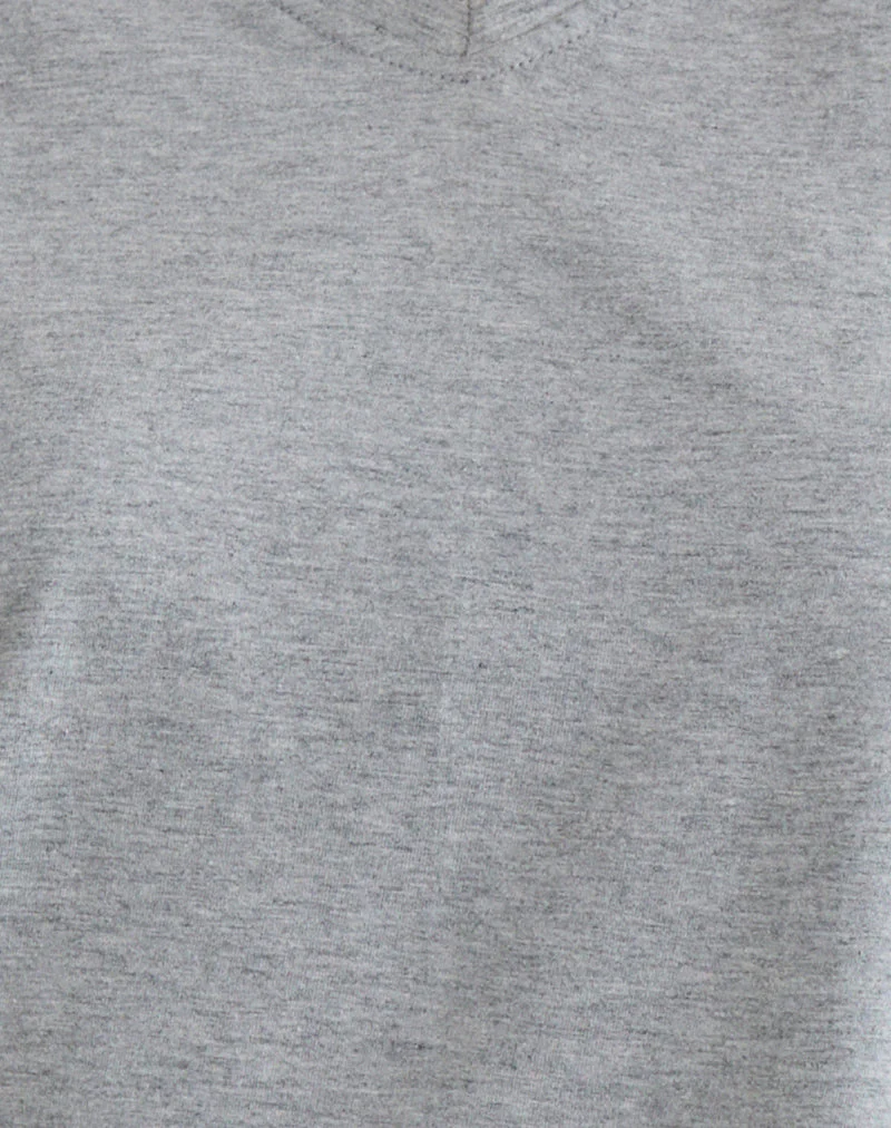 Viman Top aus Jersey Grau meliert - Image 5
