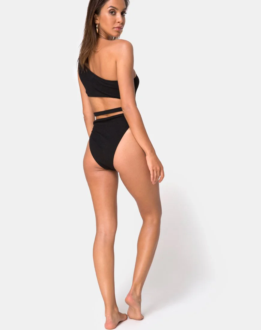 Vixie Badeanzug in Schwarz - Image 4