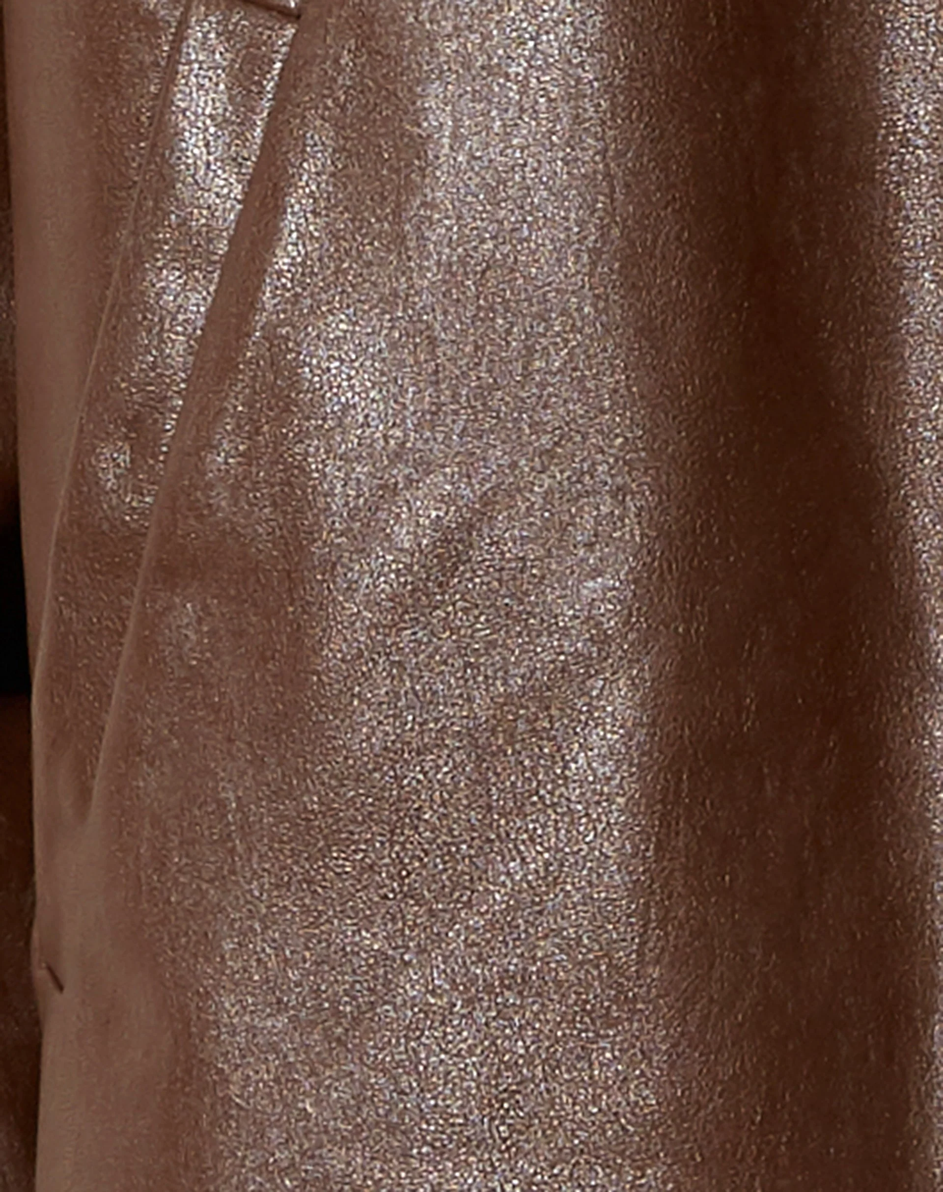 Walta Jacke in PU Trüffelbraun - Image 7