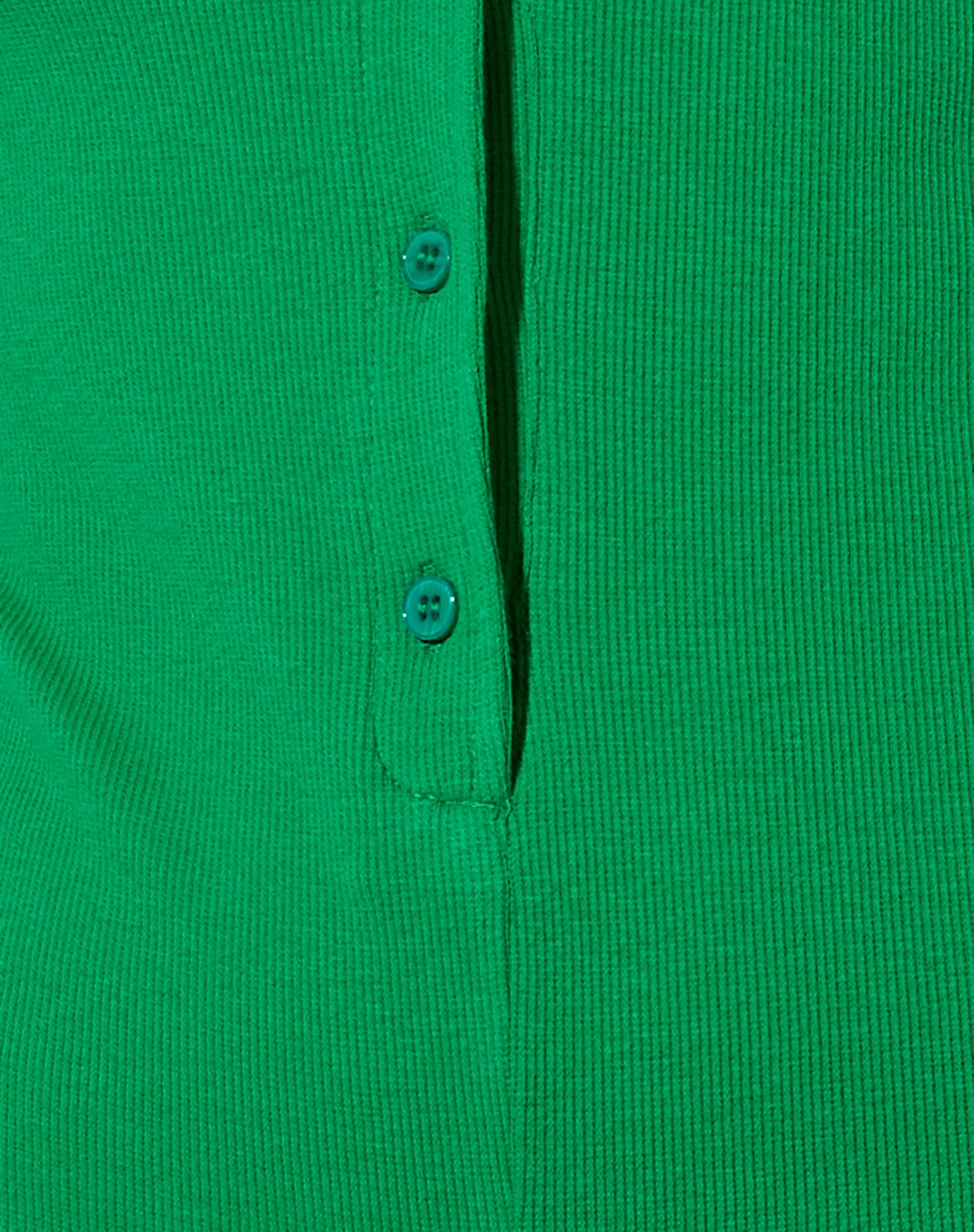Waren Playsuit aus Rippe Dunkelgrün - Image 6