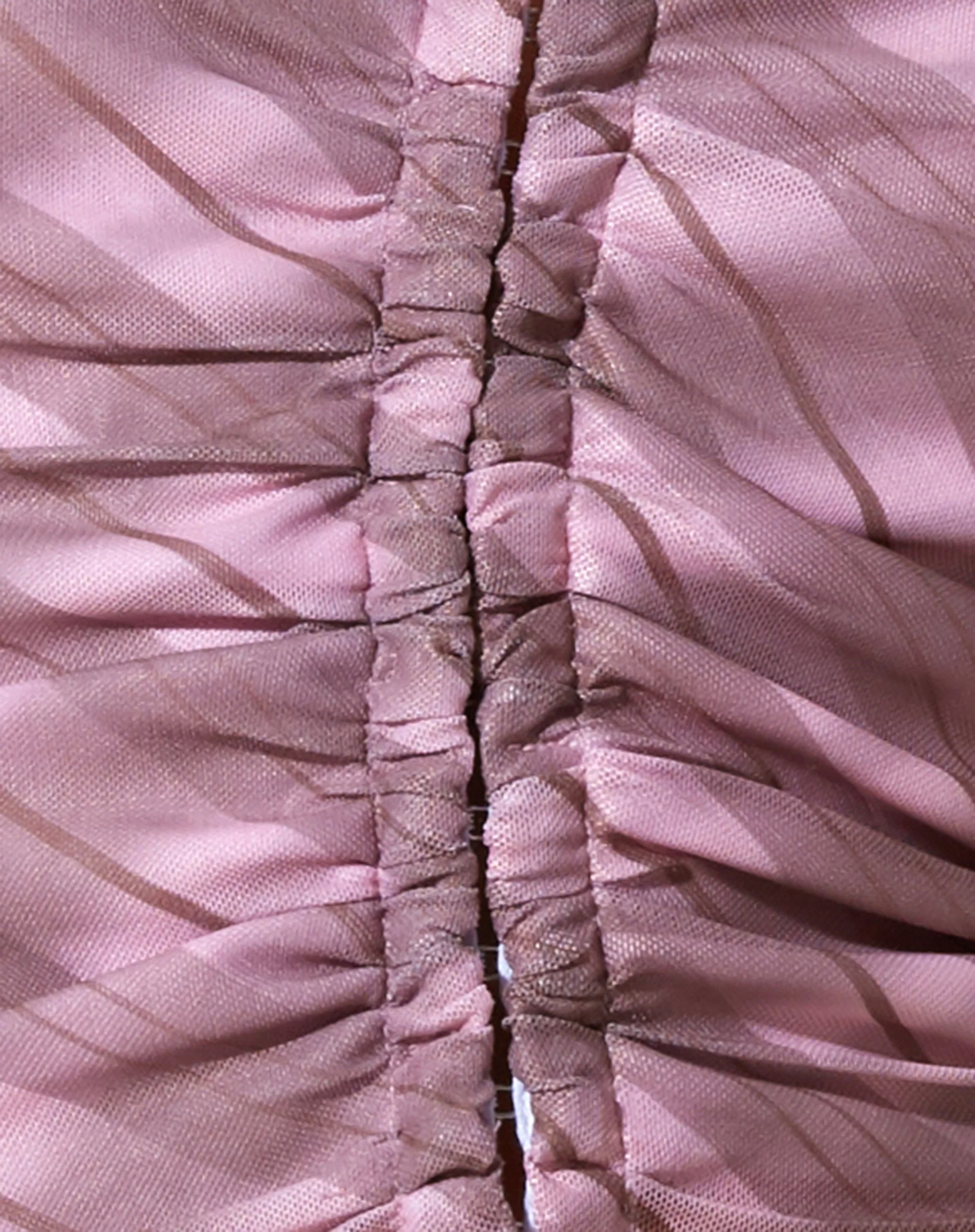 Wesley Crop Top in rosa verwaschenem Karo - Image 2