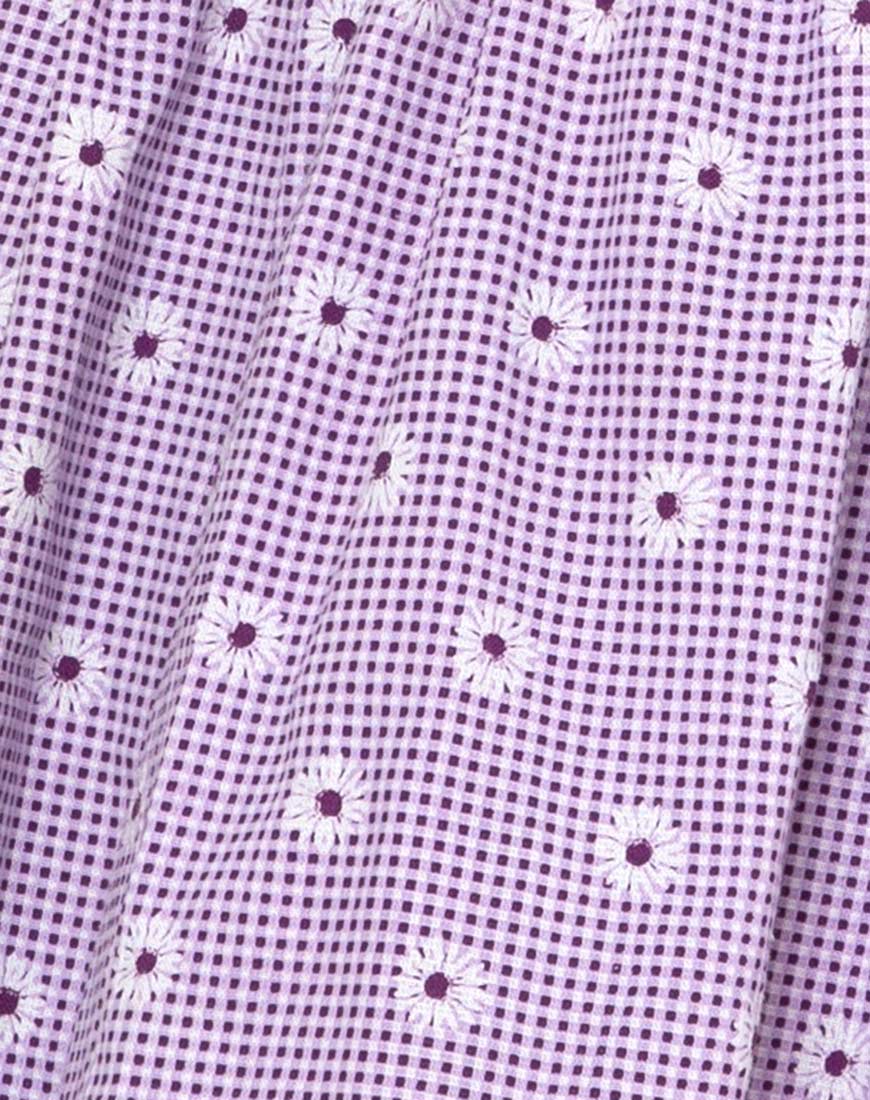 Wretta Kleid in Daisy Field Lavendel - Image 5