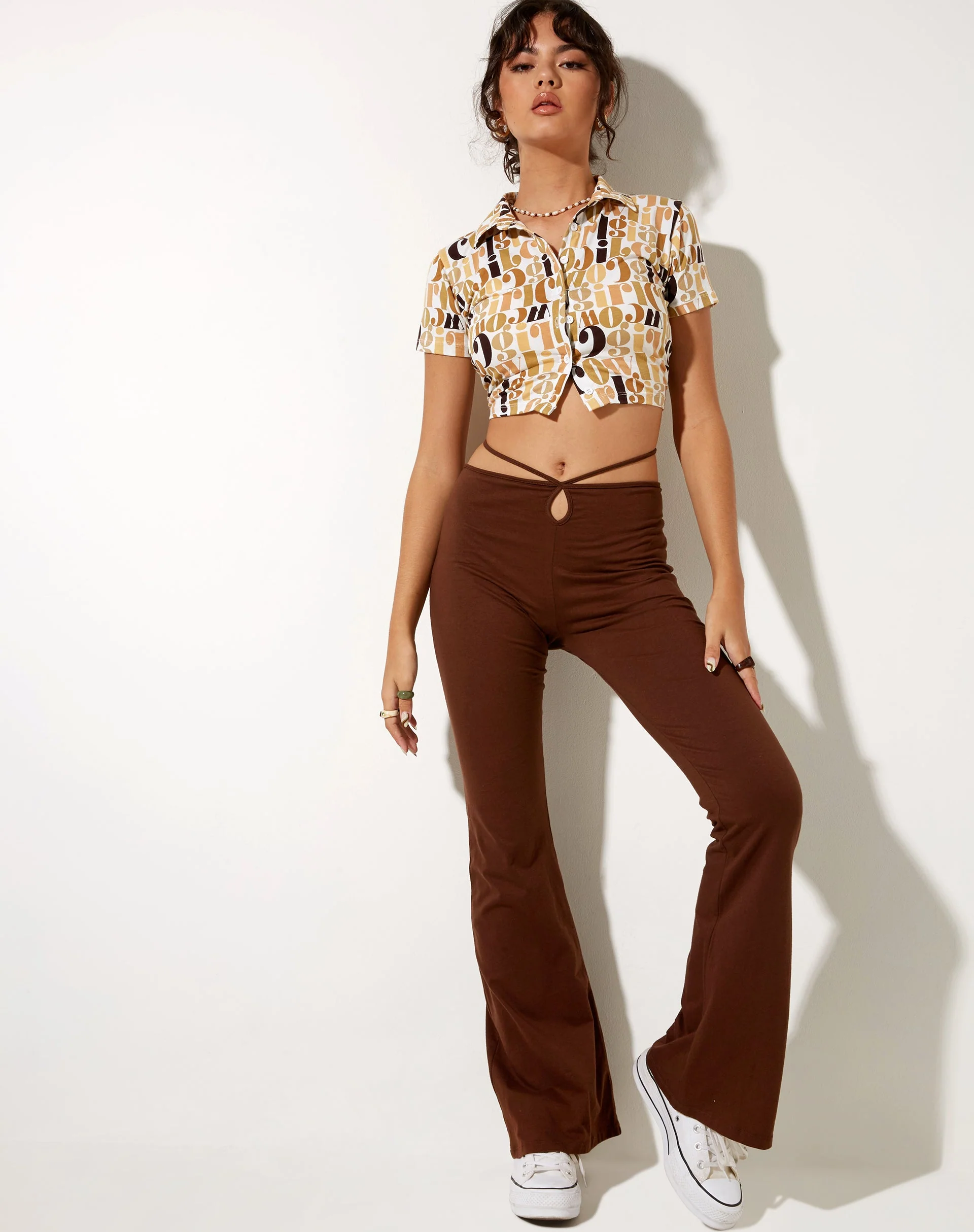 Wuma Cropped Shirt in Cowgirl - Image 4
