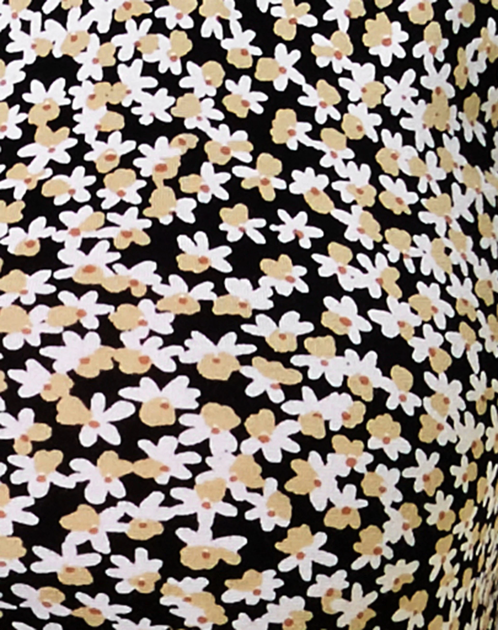 Wuma Cropped Shirt in Spring Fling Floral Schwarz - Image 5