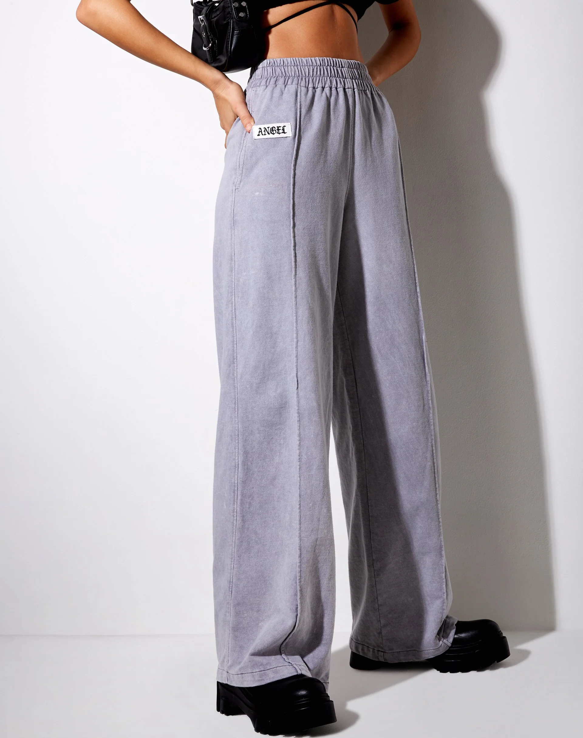 Wungu-Hose in grauer Waschung 'Angel' Embro Label - Image 2